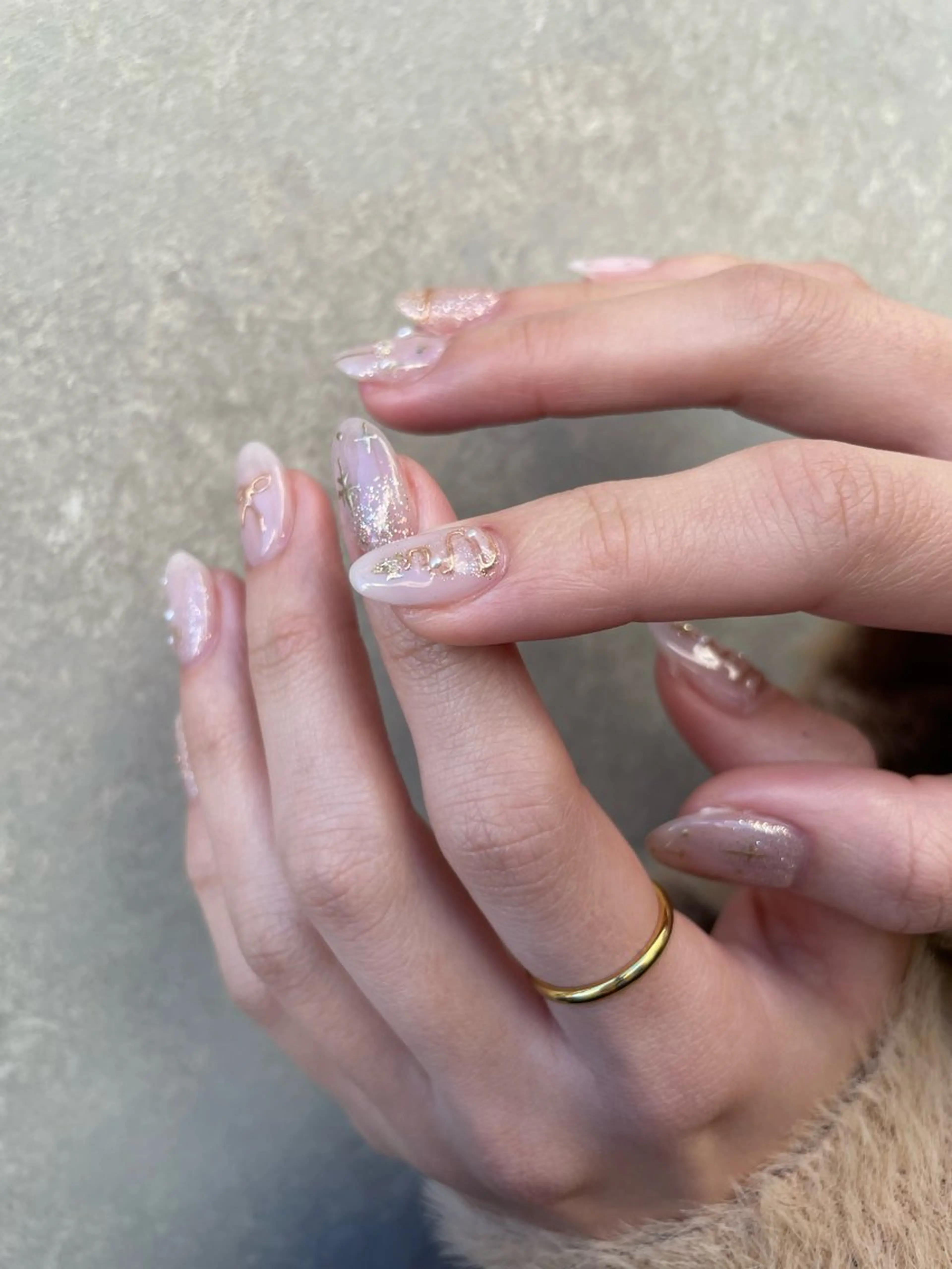 ネイル 【淡色color/ nail】maikoのネイルデザイン