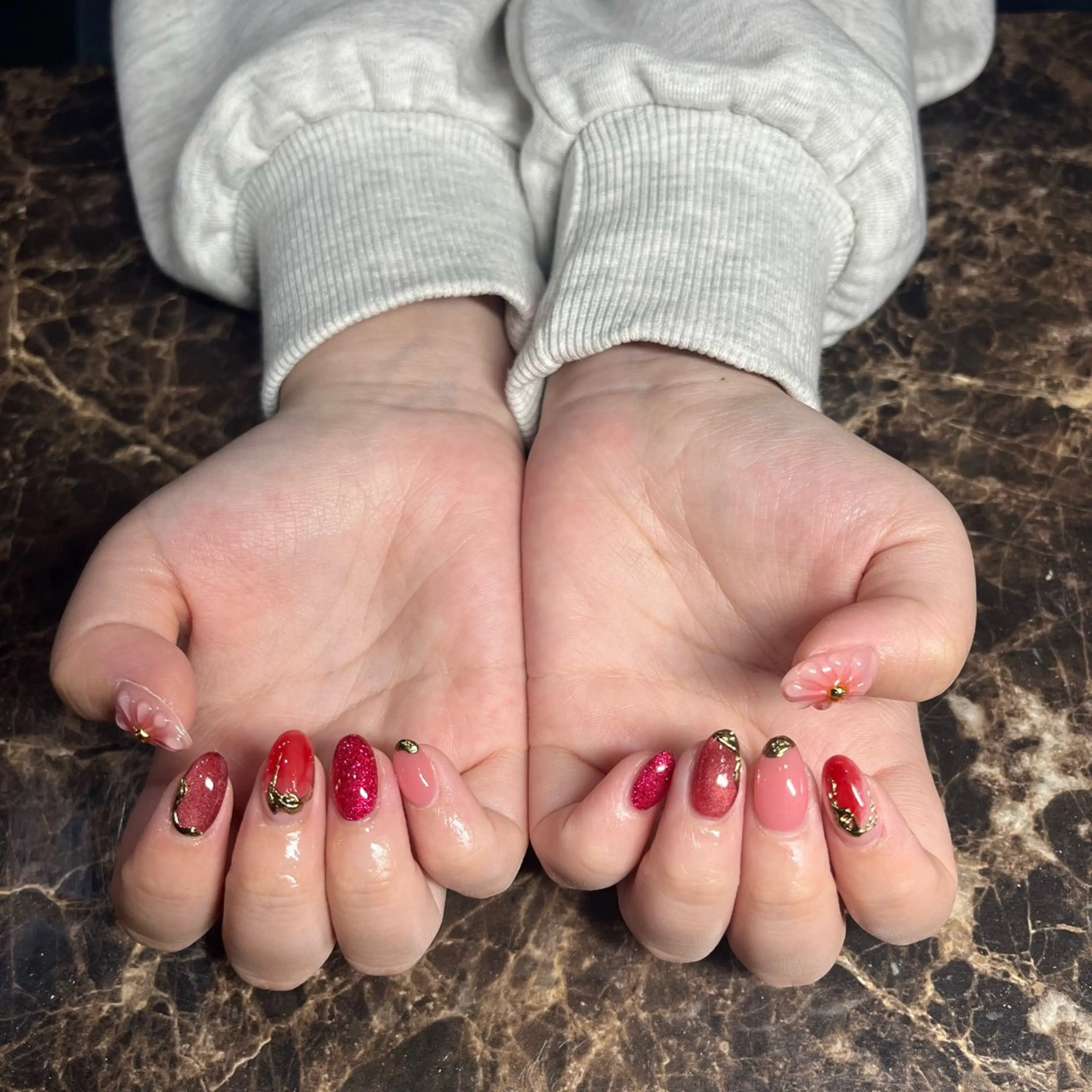 ネイル ハンドネイル IROHA nail Ami🐊🎀のネイルデザイン