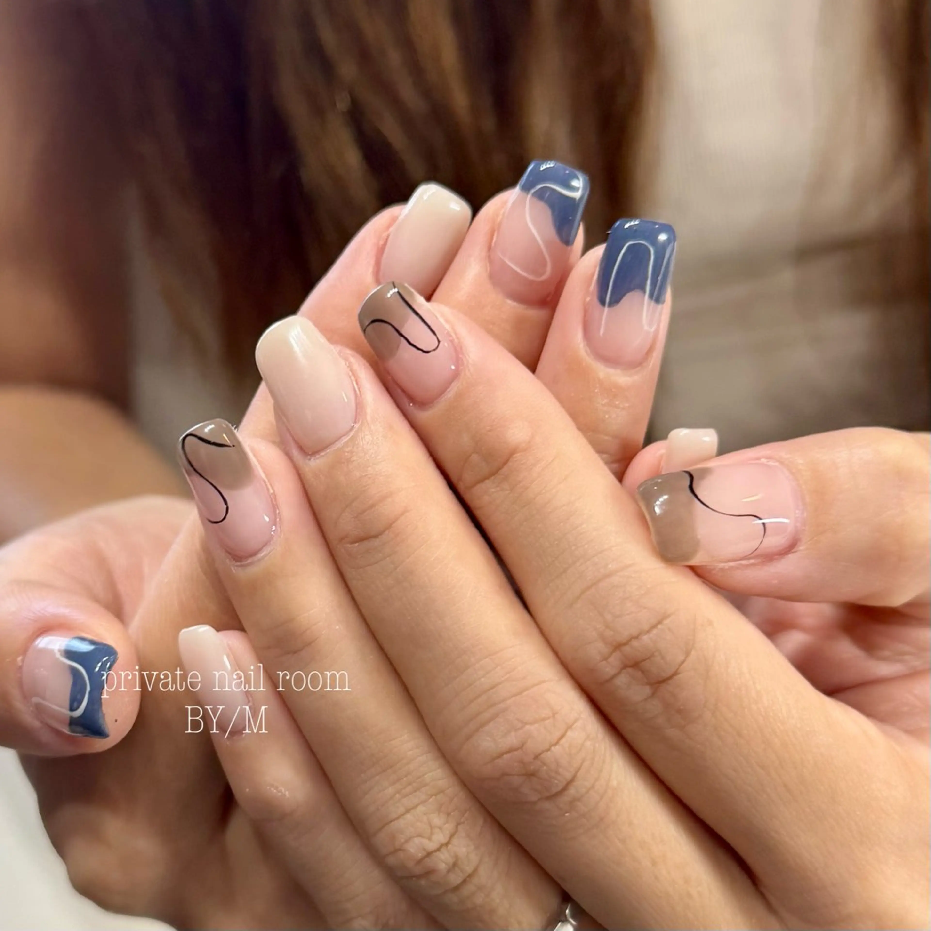 ネイル 持ち込み ハンドネイル BY / Mのネイルデザイン