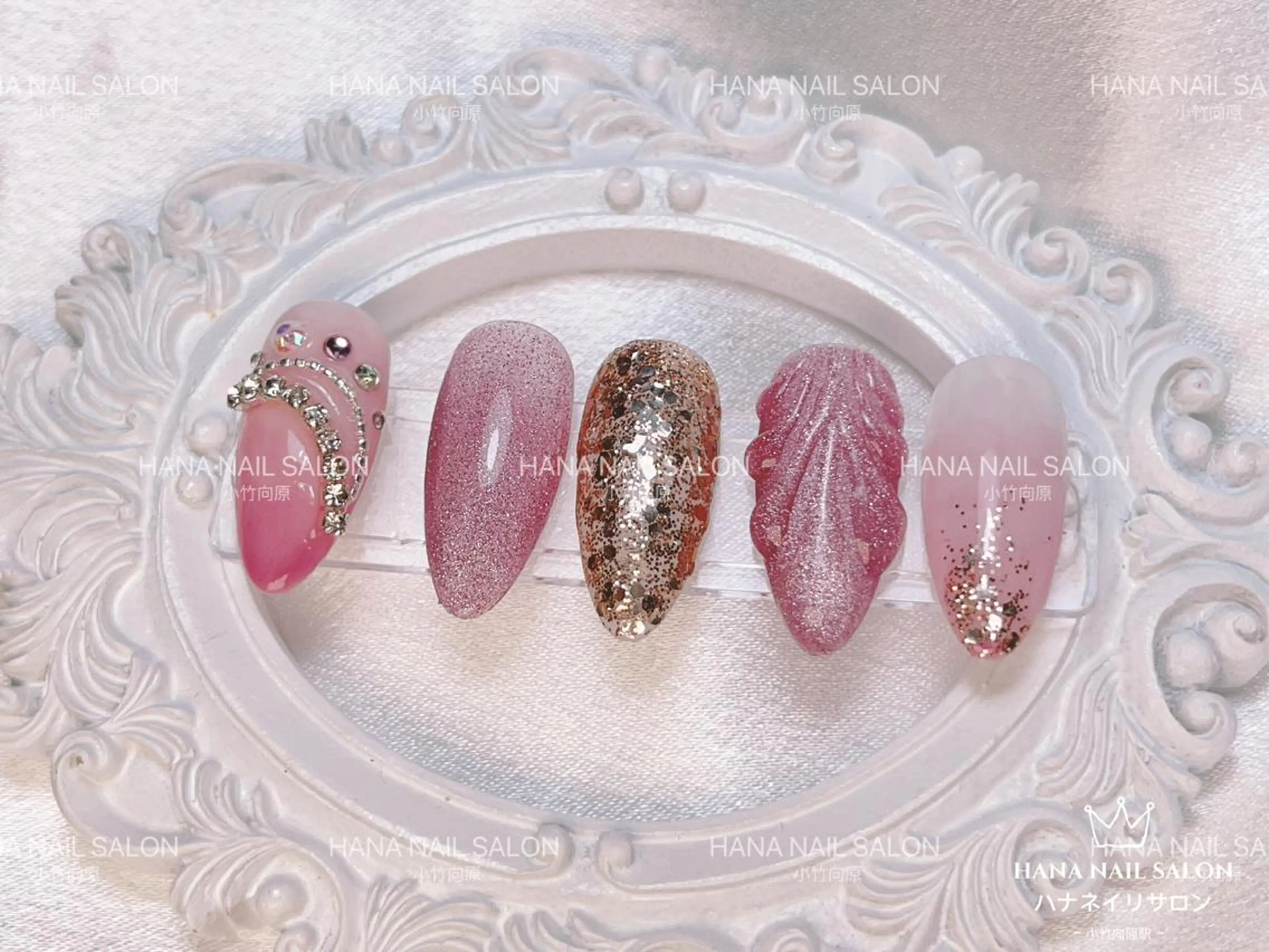 🌸選べるデザインコース¥6980​〜​¥9980  オフ無し【初回ソフトジェルオフ無料】の写真