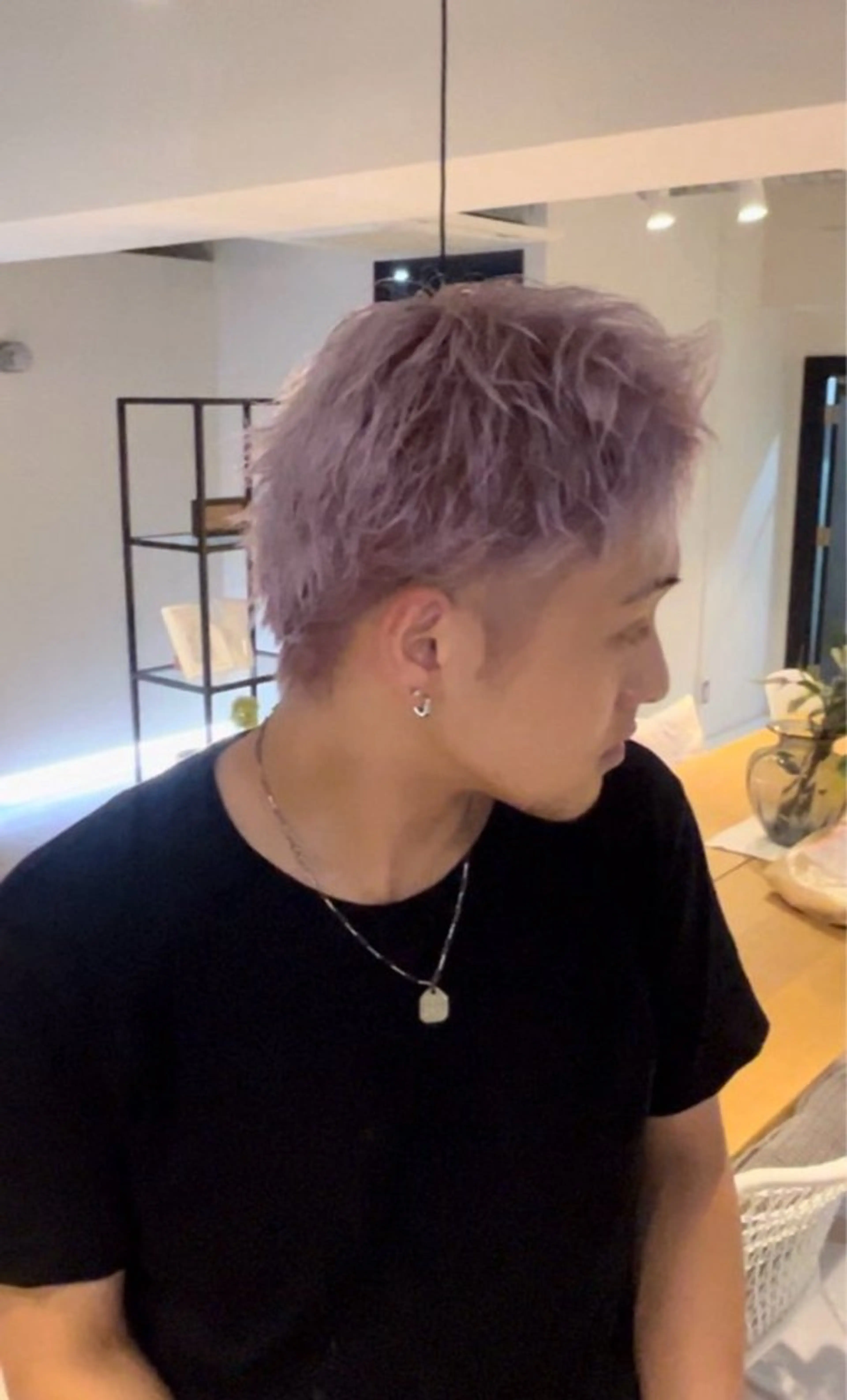 カラー ラベンダーカラー ラベンダーピンク ピンクカラー ニトウ レイナ🌺🌴🐠のヘアスタイル