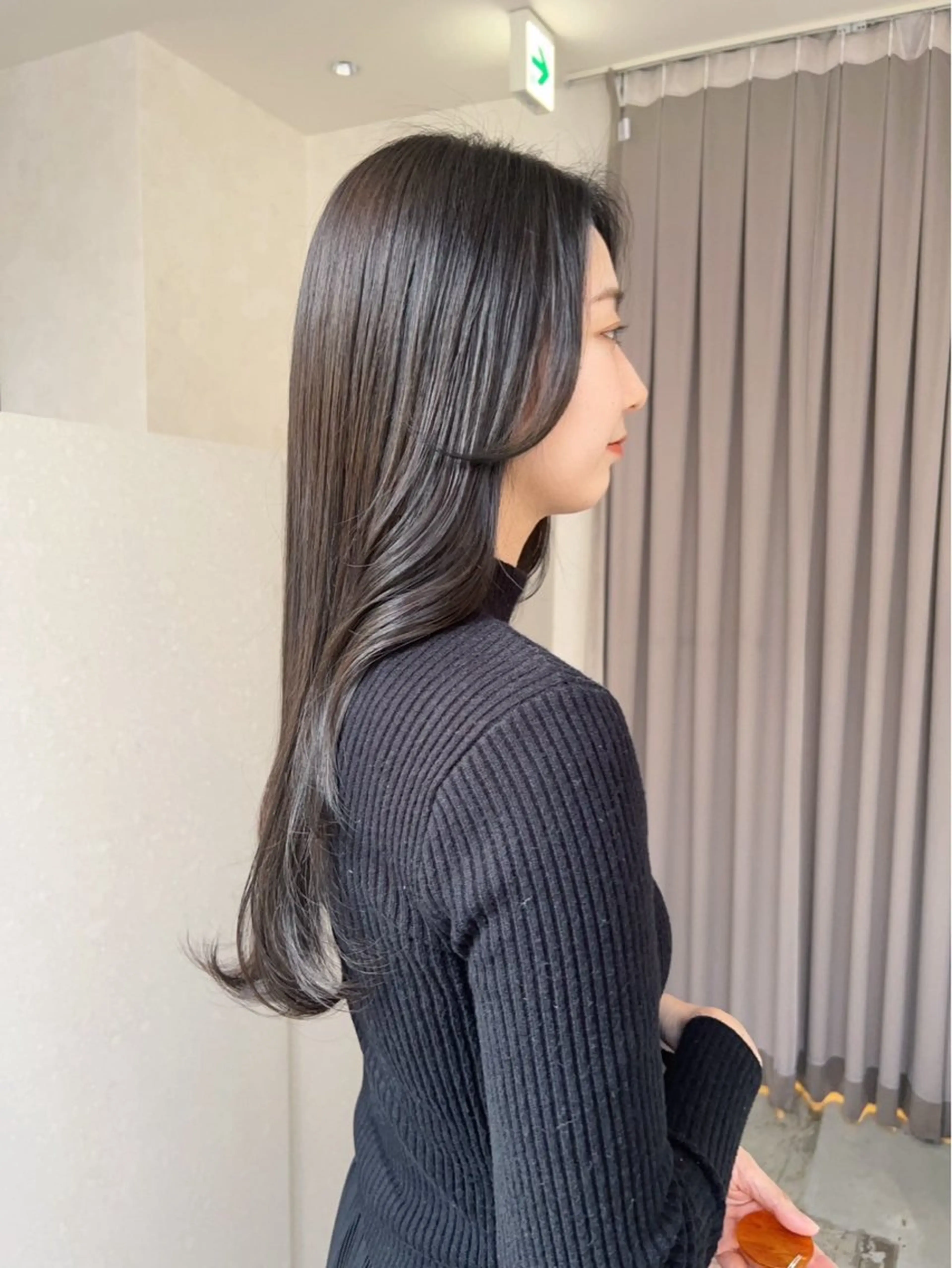 ロング カラー ɪɴɪᴛʏ💚 ᴍɪᴡᴀのヘアスタイル