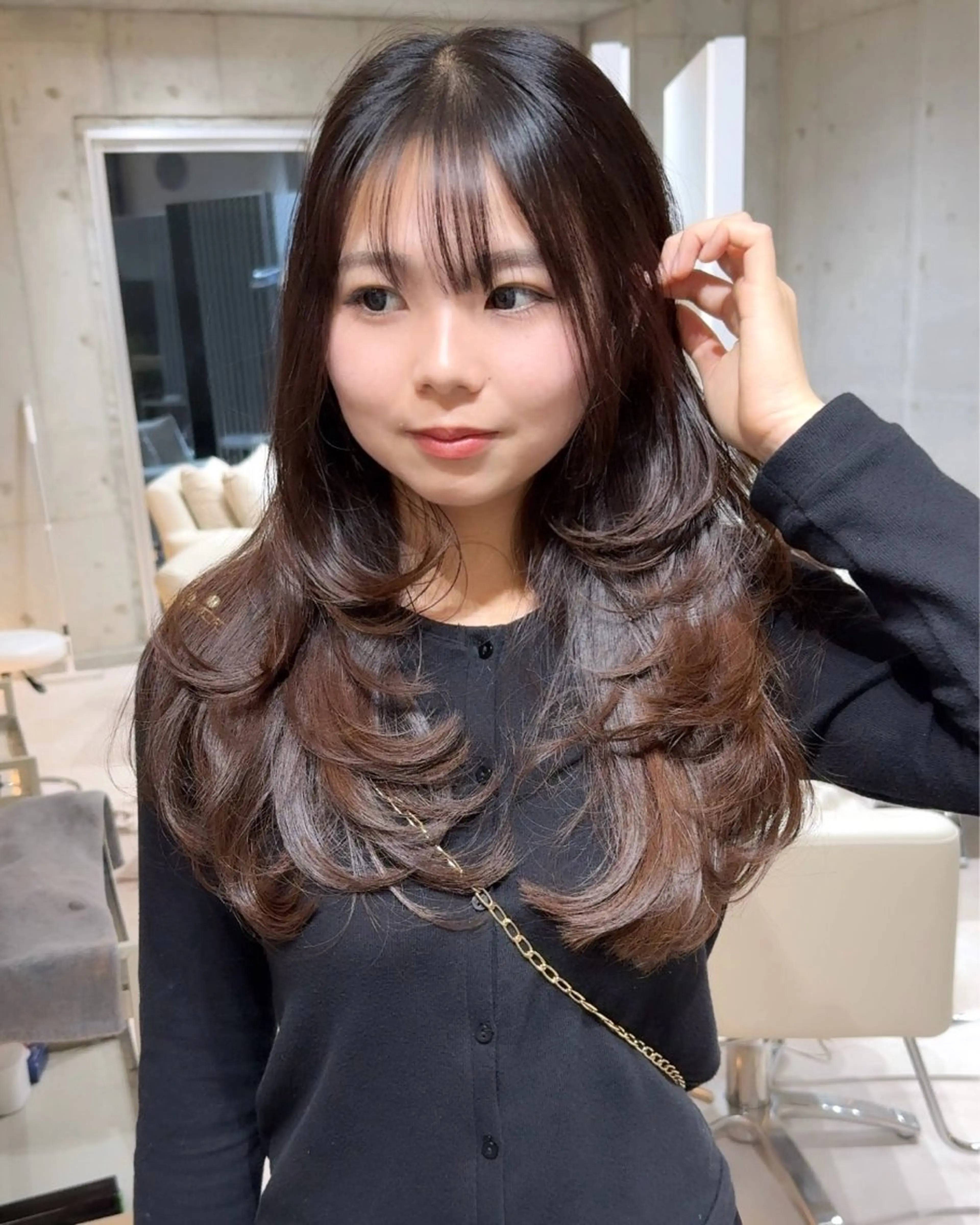 ロング Rem所属・メンズパーマ/ fuminoのヘアスタイル