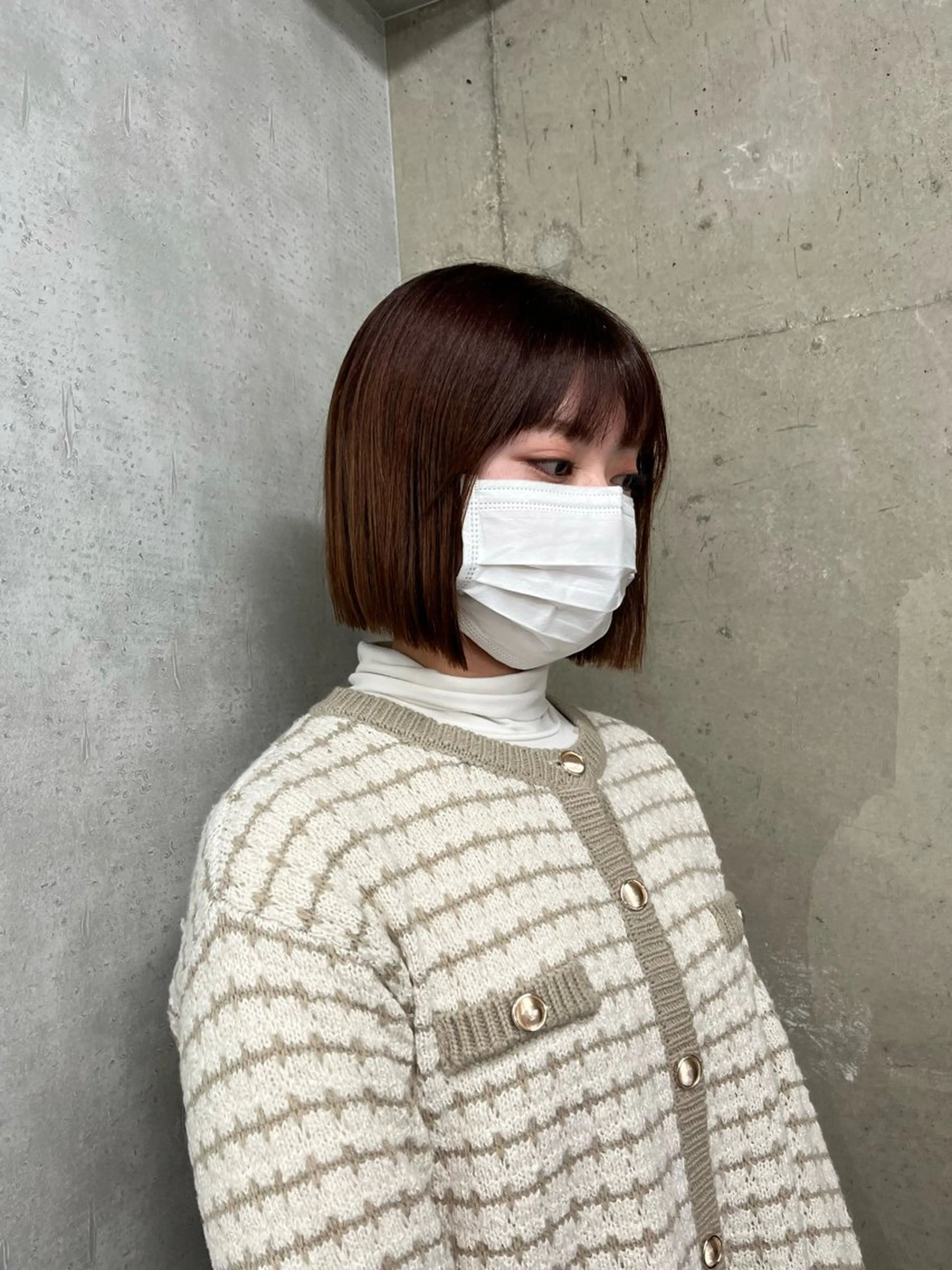 ミディアム ボブ anon Loemのヘアスタイル