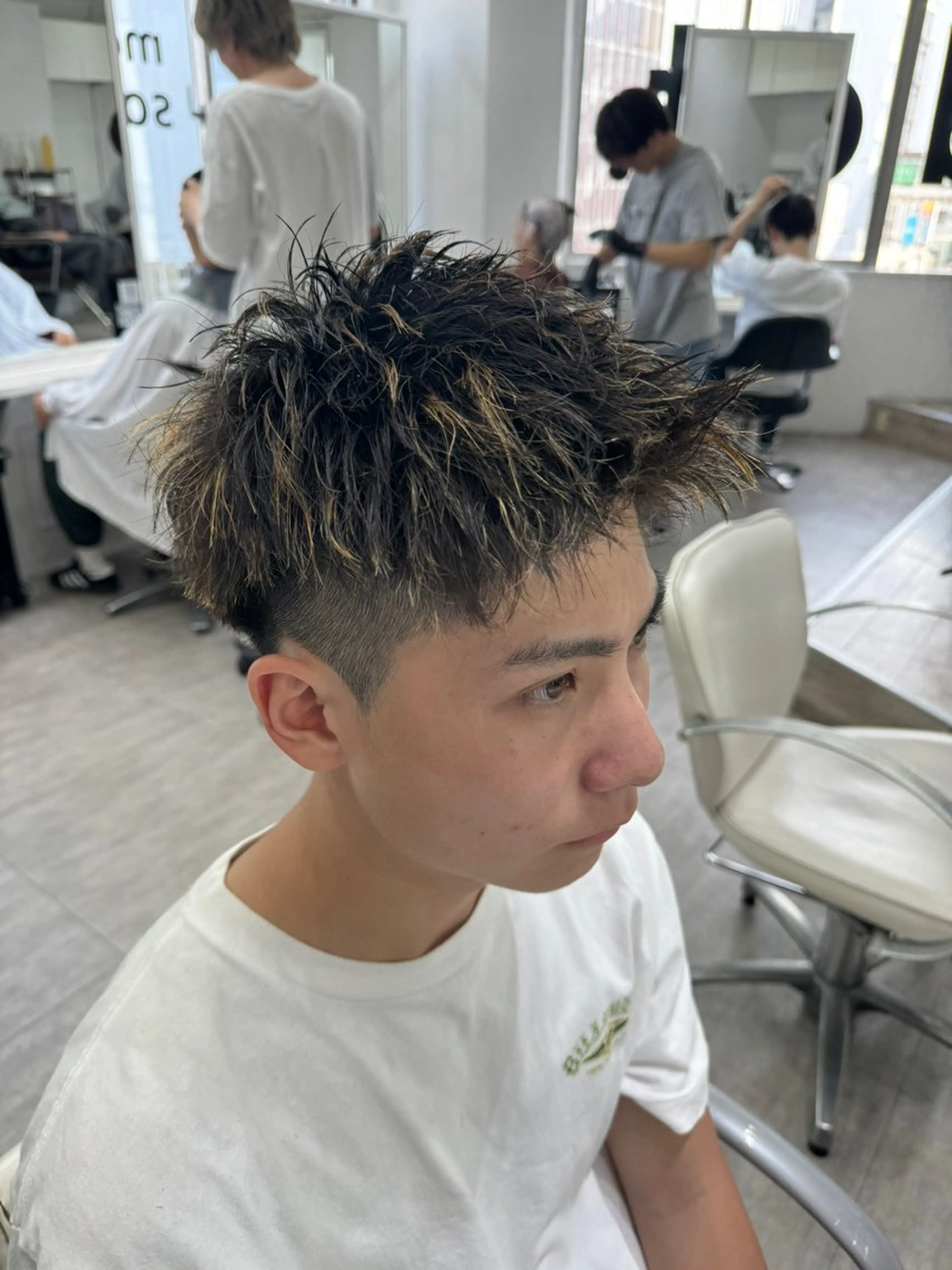 ショート メンズ カット トリートメント ヘアセット メンズ専門美容師 💈高橋和真💈のヘアスタイル