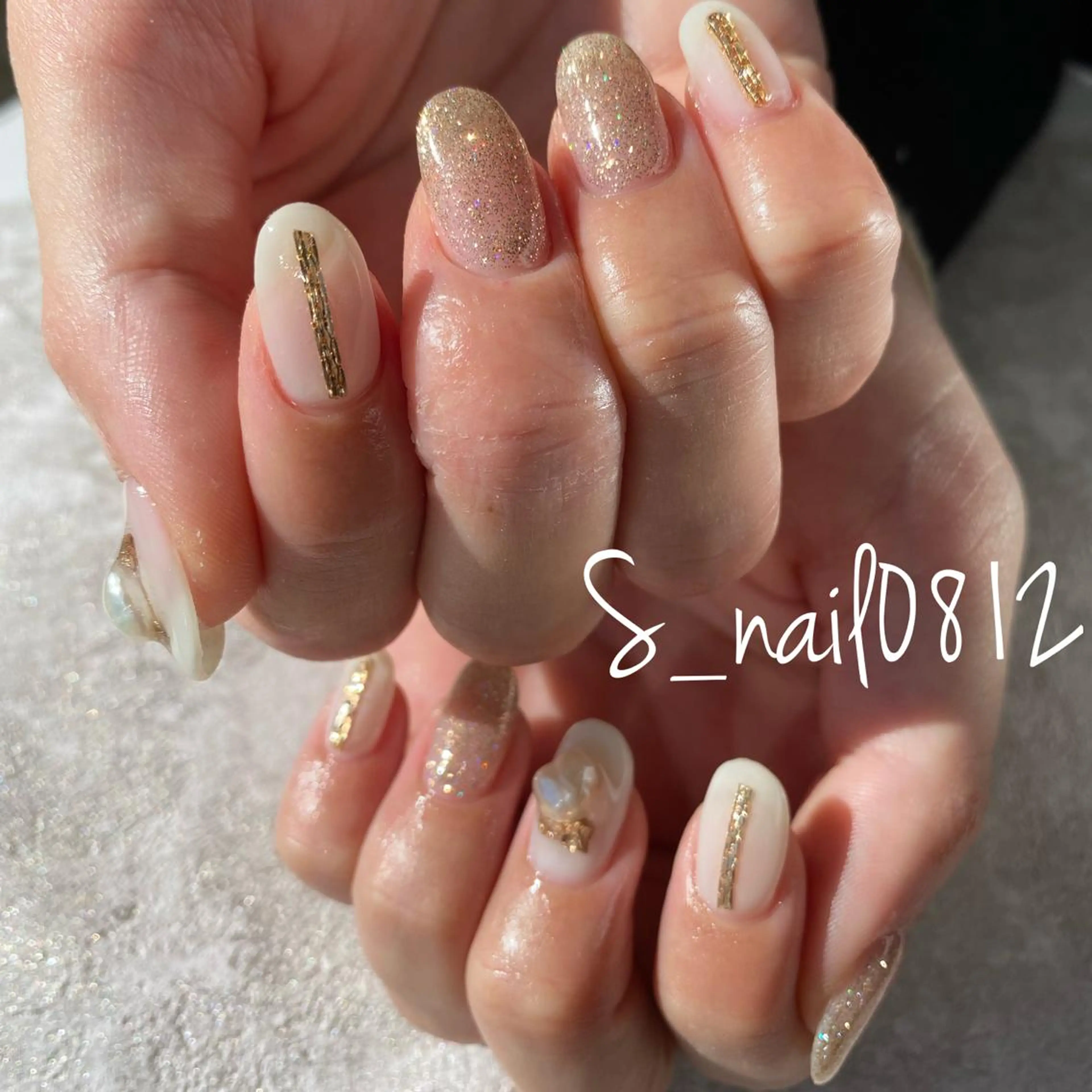 ネイル ブライダルネイル ハンドネイル 菅原 さおりのネイルデザイン