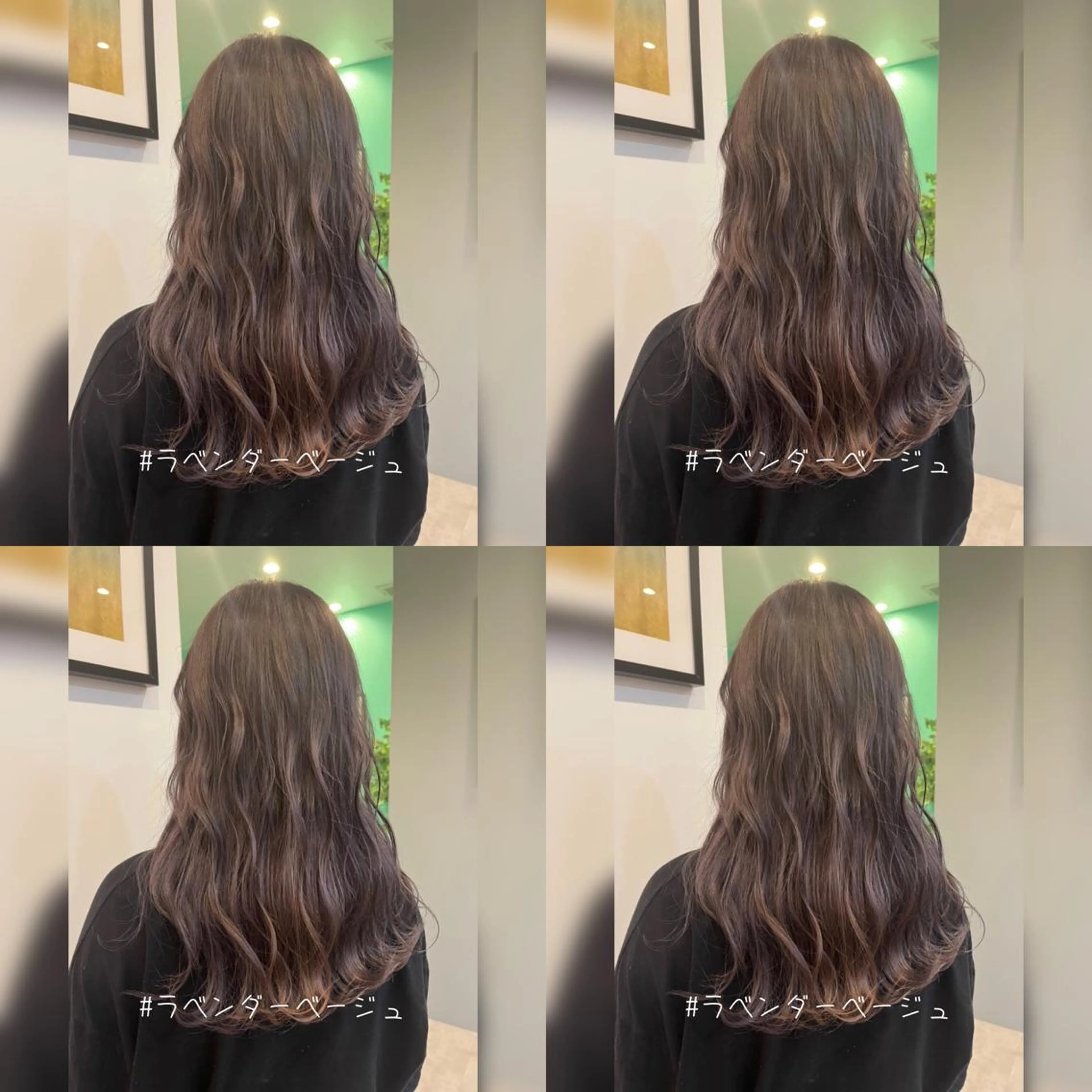 カラー ベージュカラー ラベンダーカラー 神山 大樹✂︎宇都宮江曽島のヘアスタイル