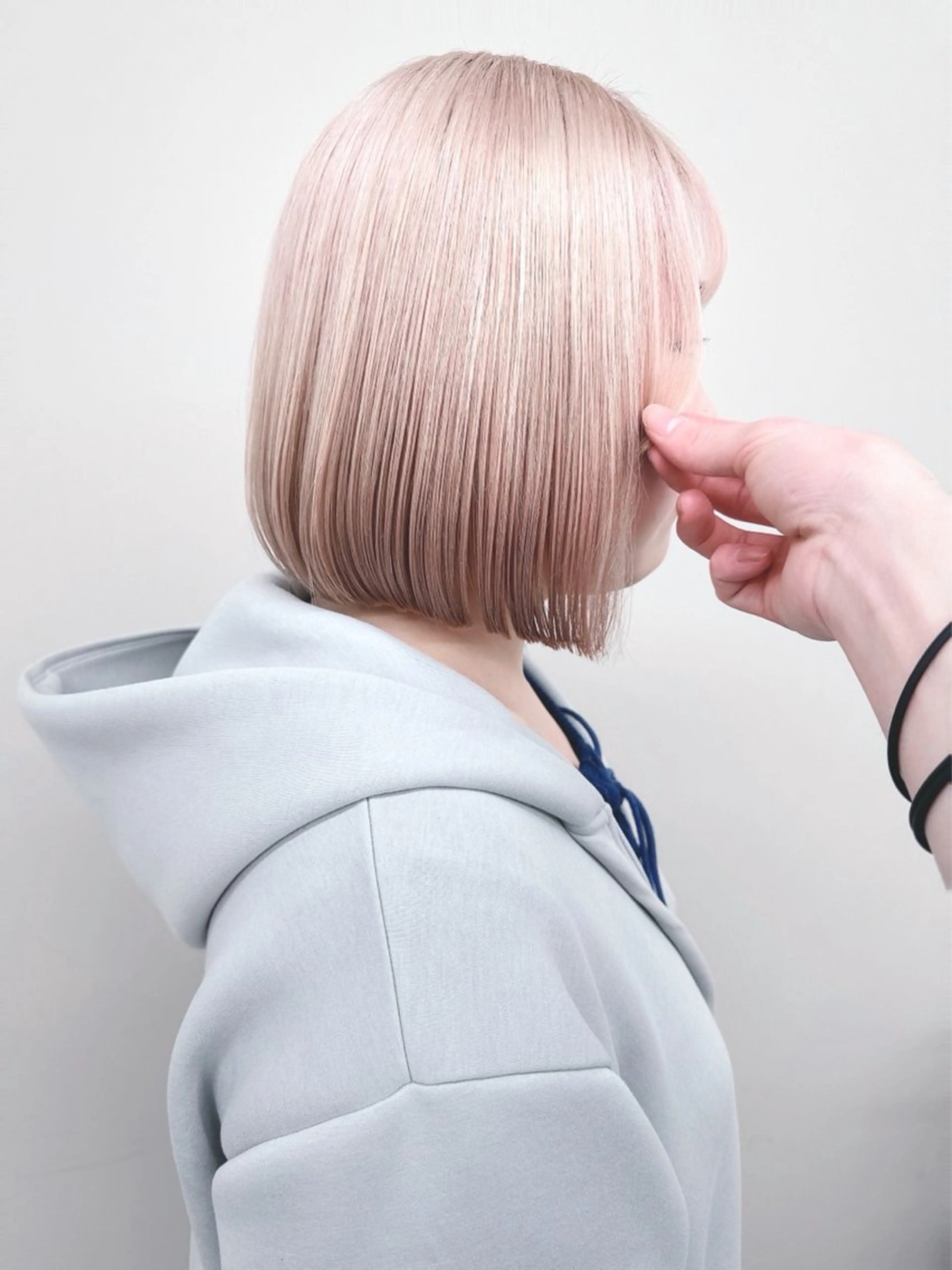 ショート カット ヘッドスパ ボブ/ゆるふわ ボブパーマ/とういのヘアスタイル