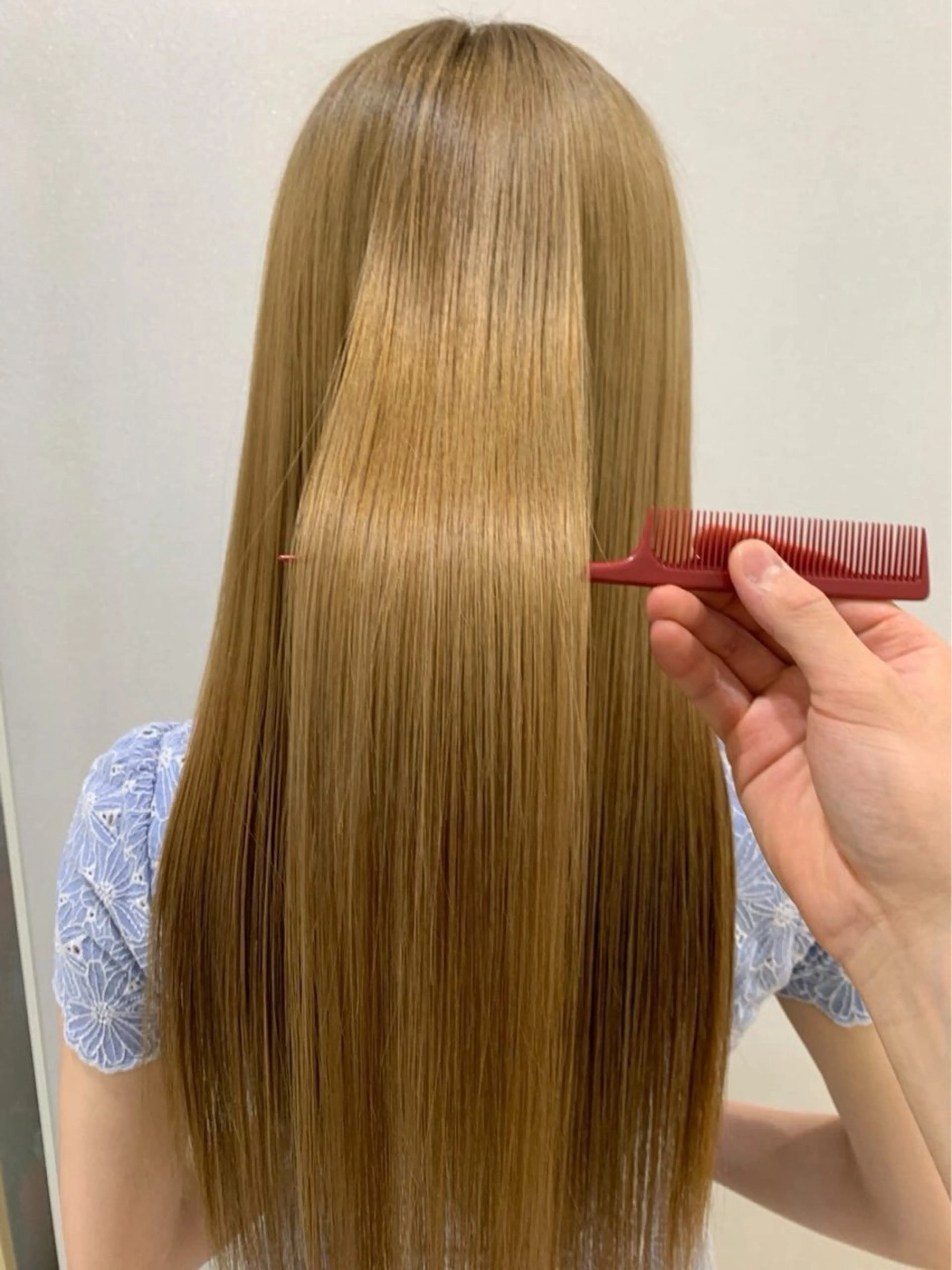 ロング カラー ブリーチ 髪質改善 カット ヘアカラー トリートメント ✨髪質改善縮毛矯正✨ 二上裕太のヘアスタイル