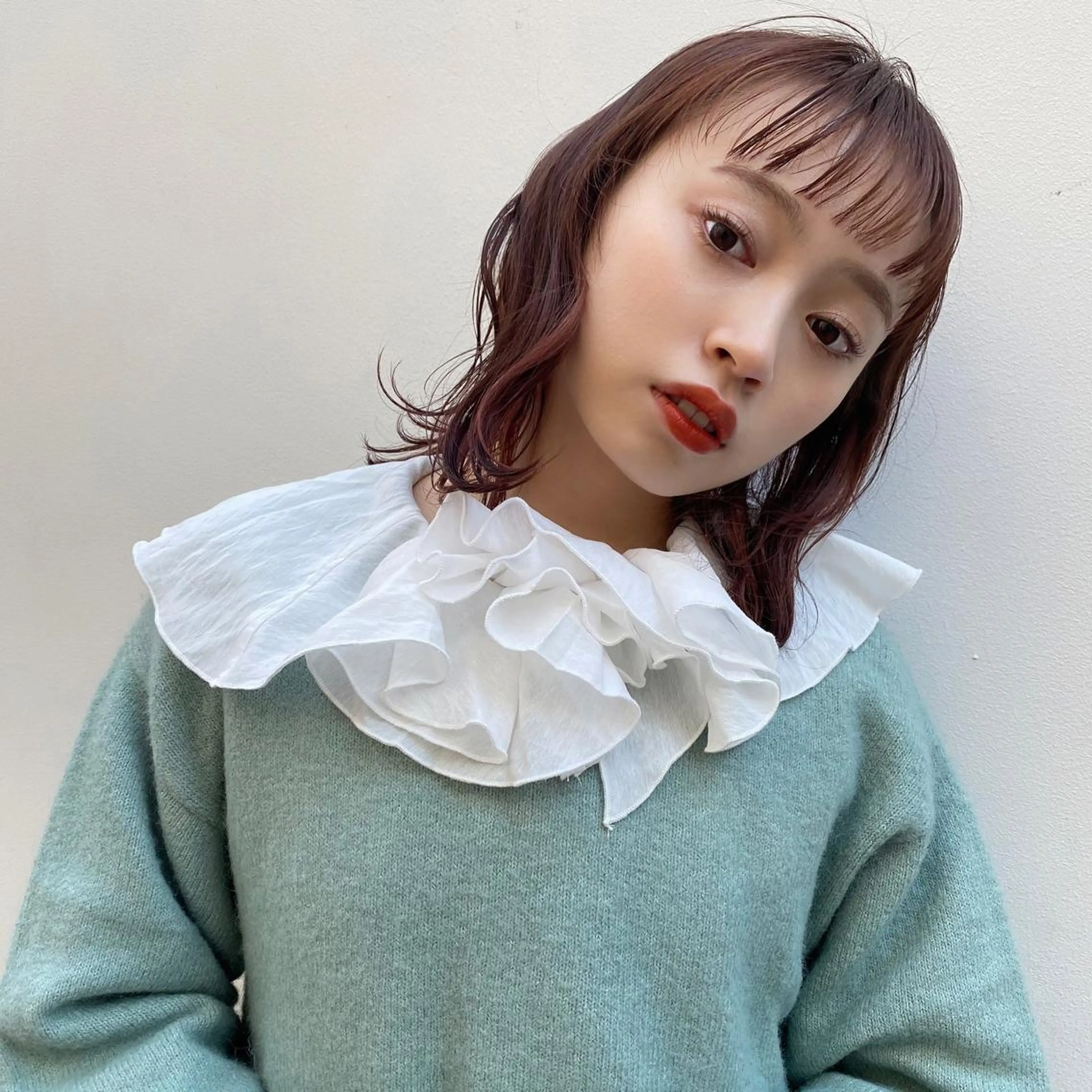 ミディアム カラー 🪭risa 暖色/レイヤー🪭のヘアスタイル