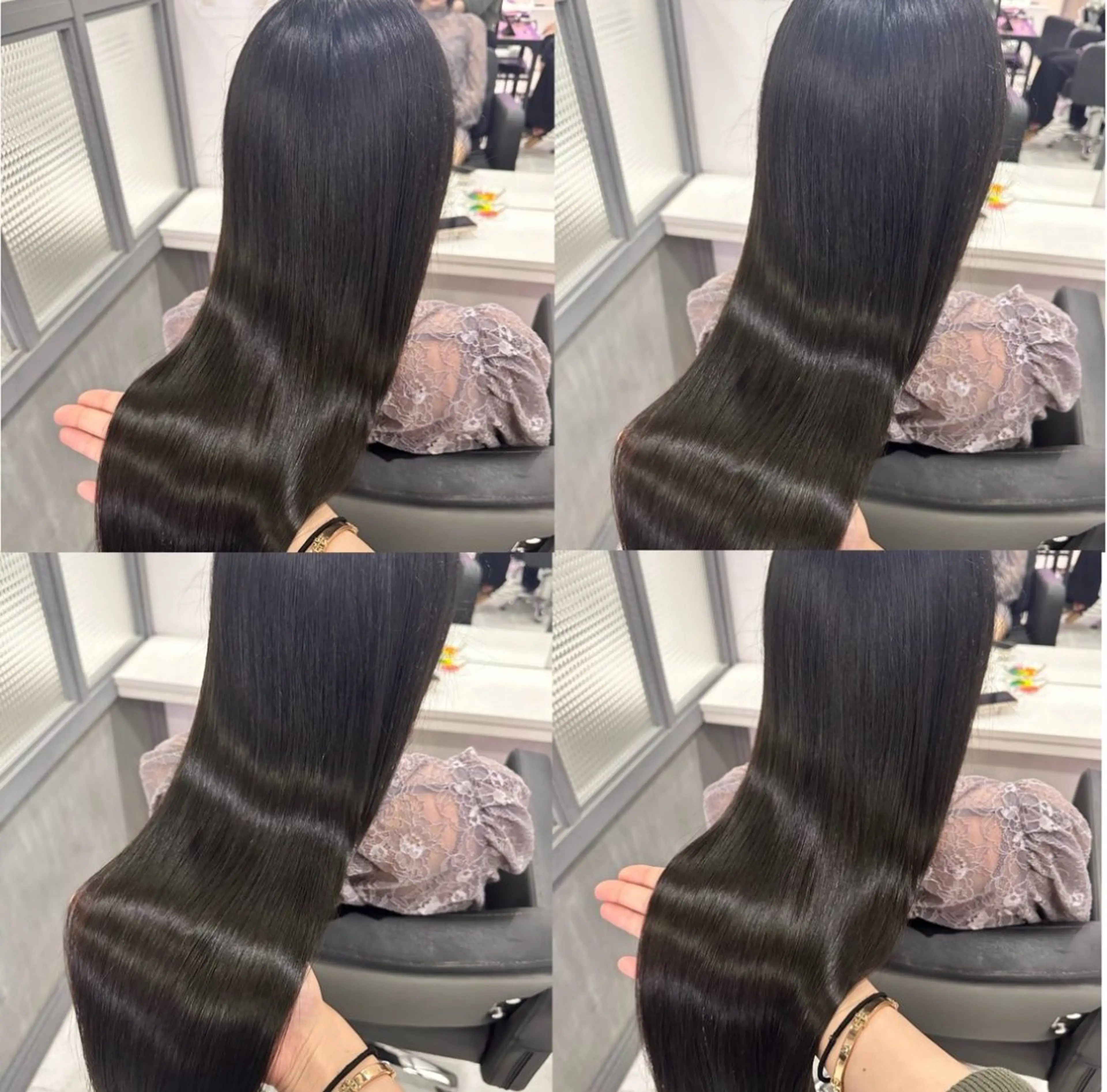 🔹プチ髪質改善🔹ケアカラー《前処理付き》 ➕ケラチントリートメント【髪質改善/艶髪/暖色/寒色/韓国ヘア】の写真