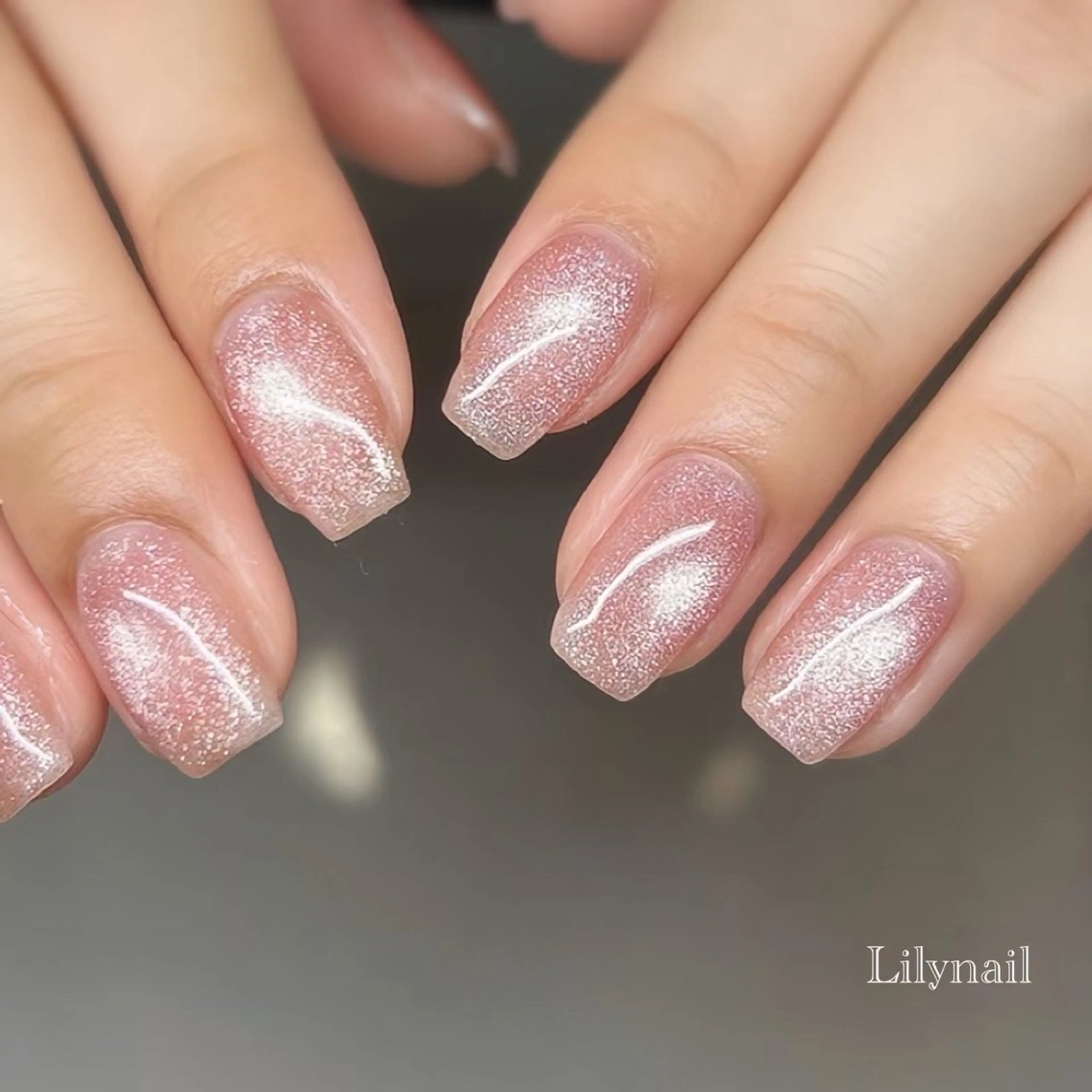 ハンド　マグネットネイル(レッスンモデル)※オフありの写真