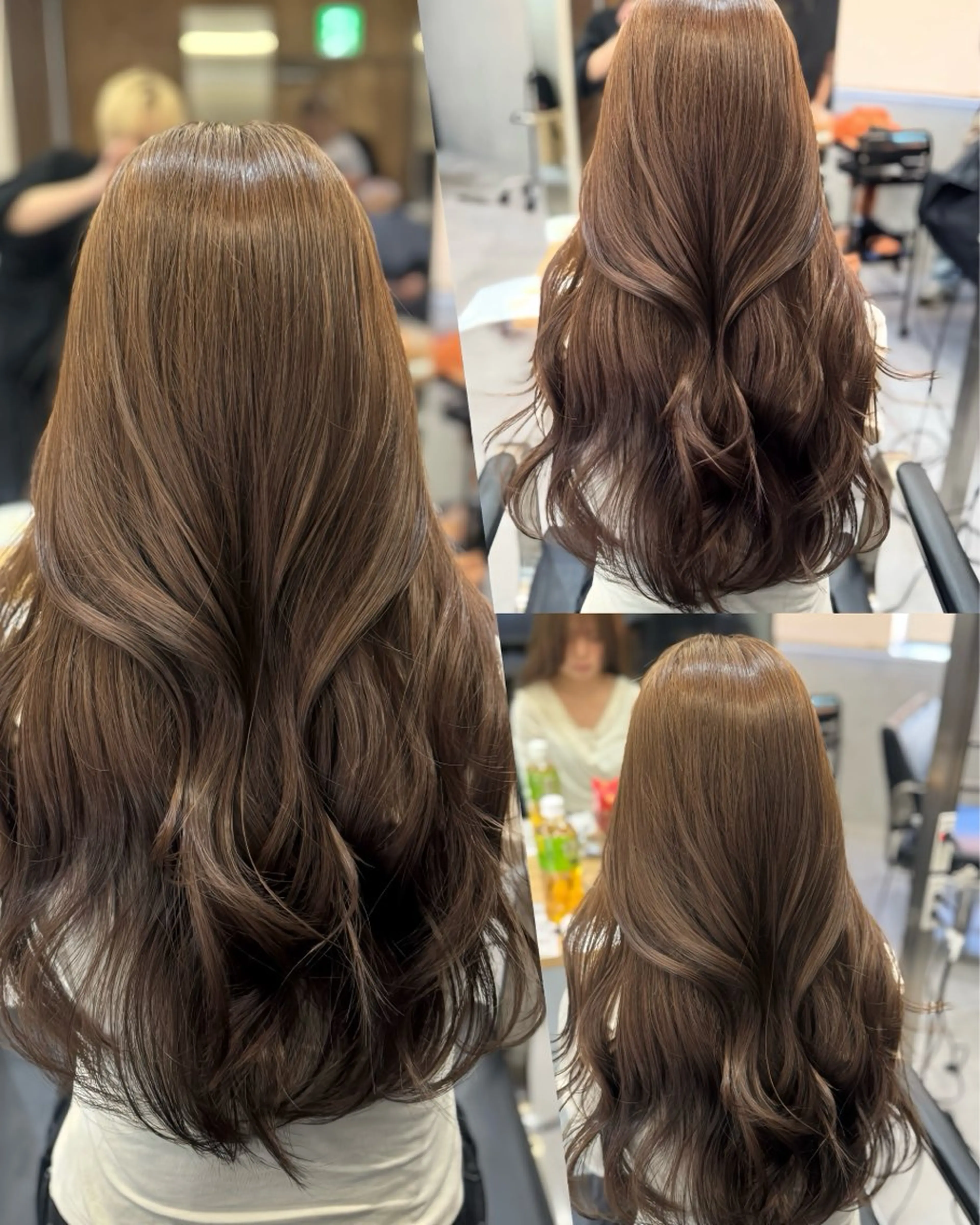 ロング カラー 宮本 優のヘアスタイル