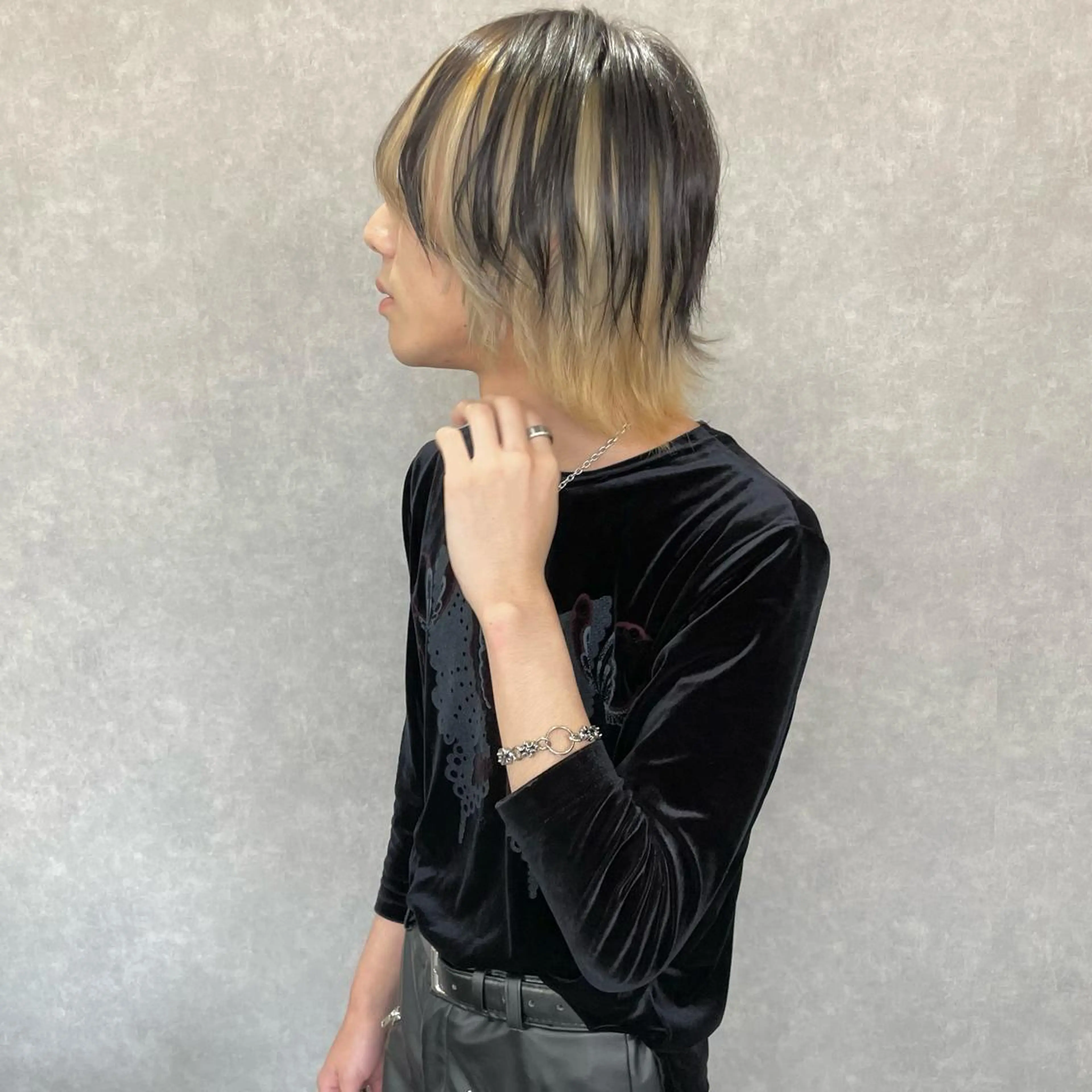 カラー メンズ はちすか るかのヘアスタイル