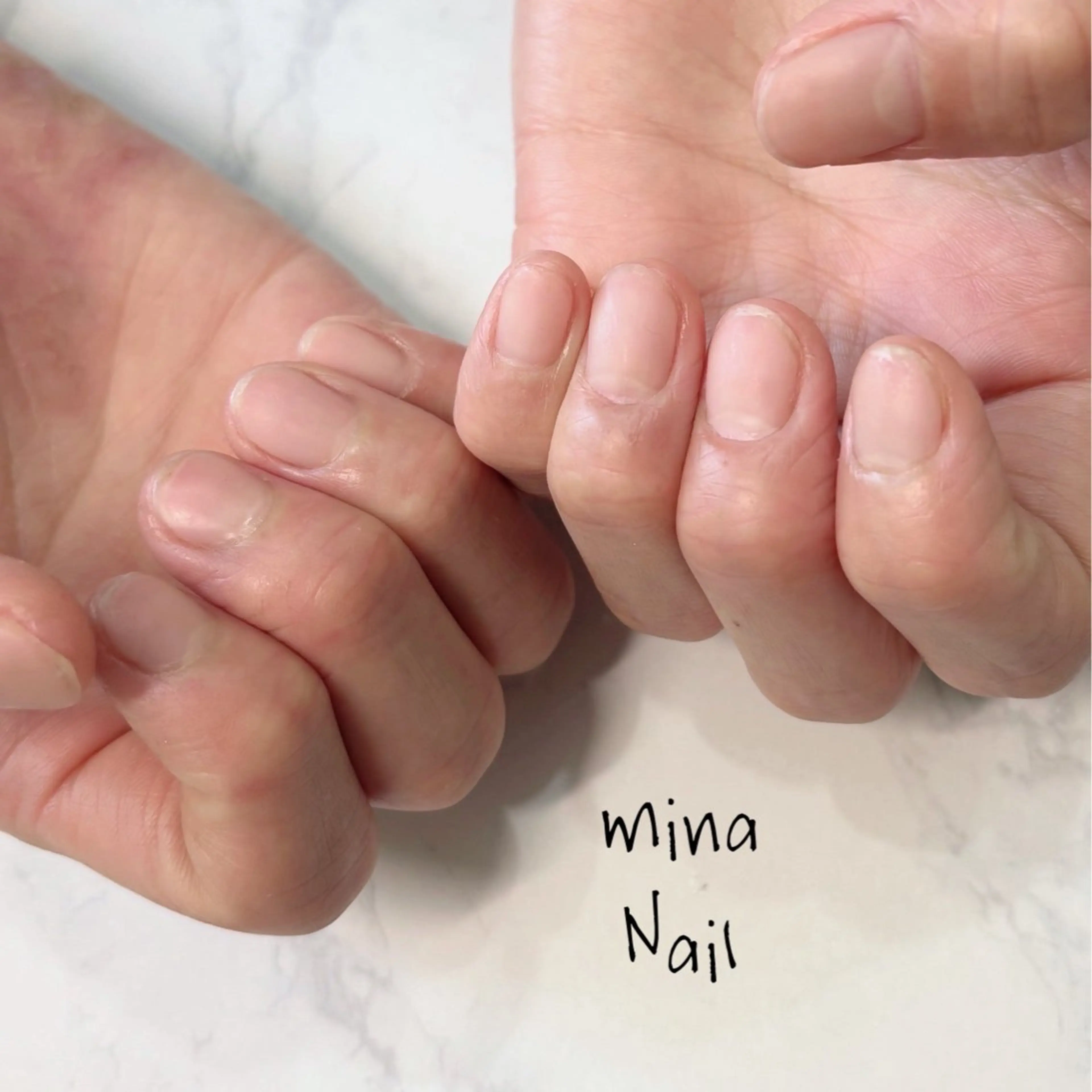 ネイル クリアネイル ジェルネイル マットネイル mina Nailのネイルデザイン