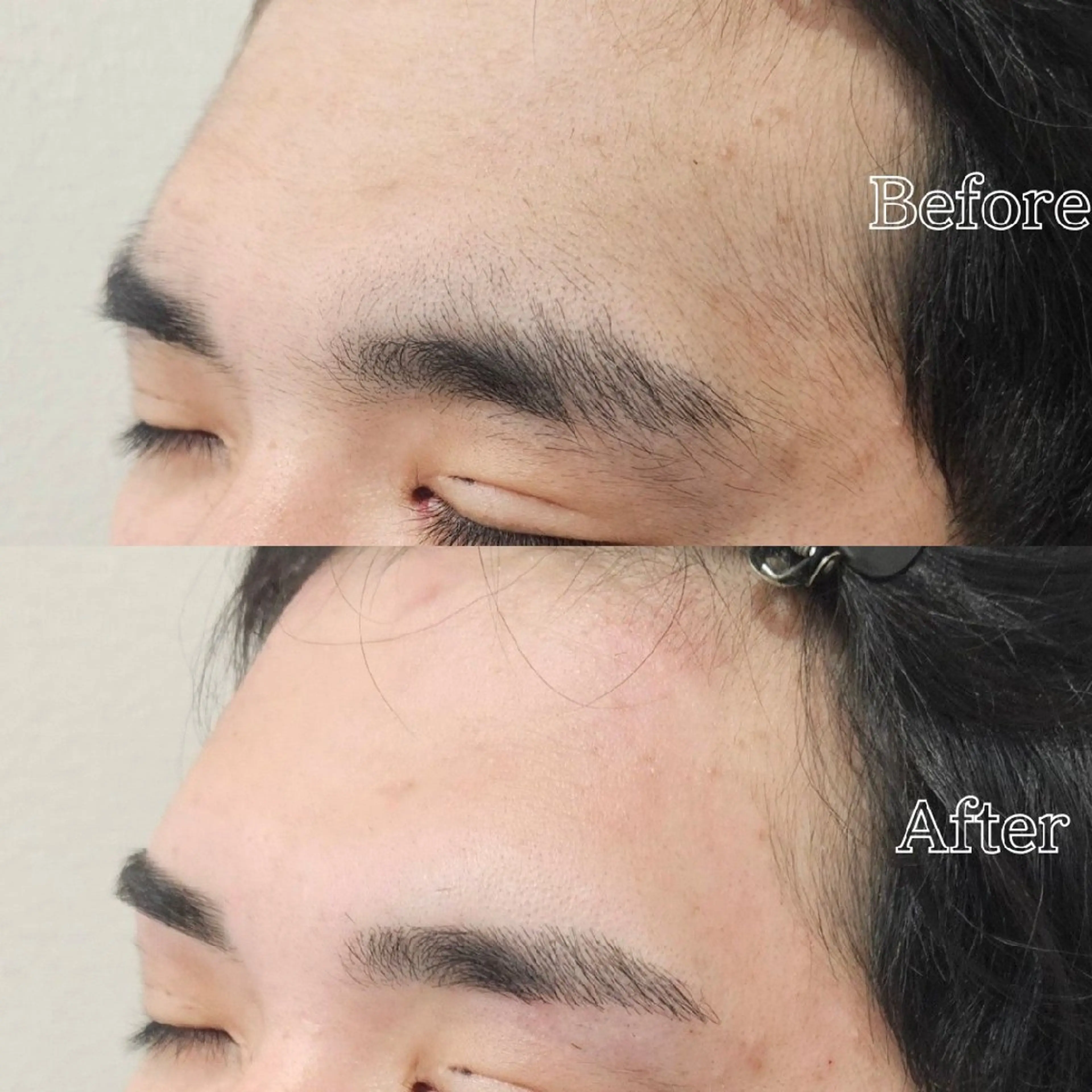 【美眉長持ち】似合わせスタイリング＋額ワックス脱毛の写真