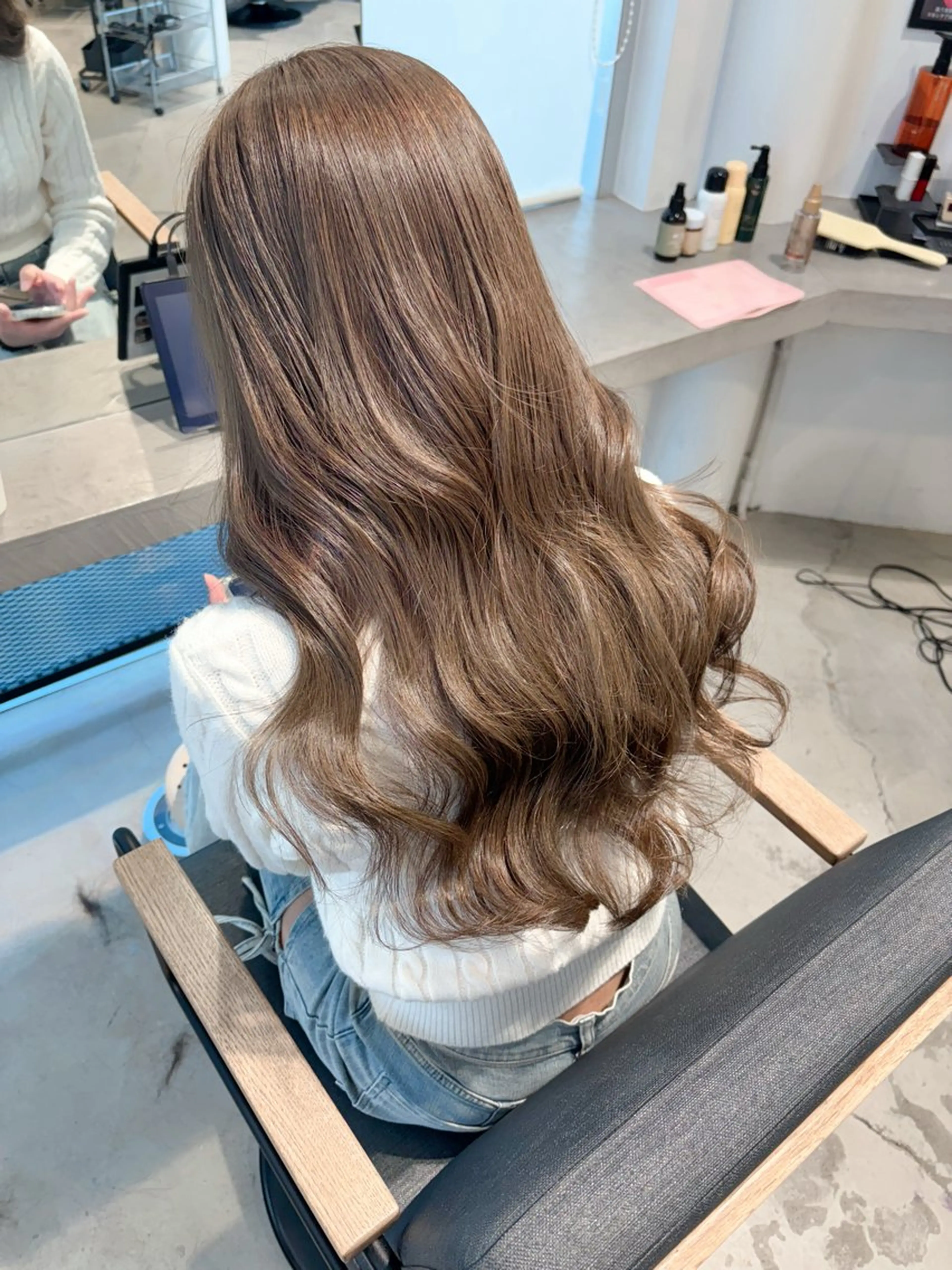 ミディアム カット ヘアカラー yui/ラベンダー/ ピンク/ワインレッドのヘアスタイル