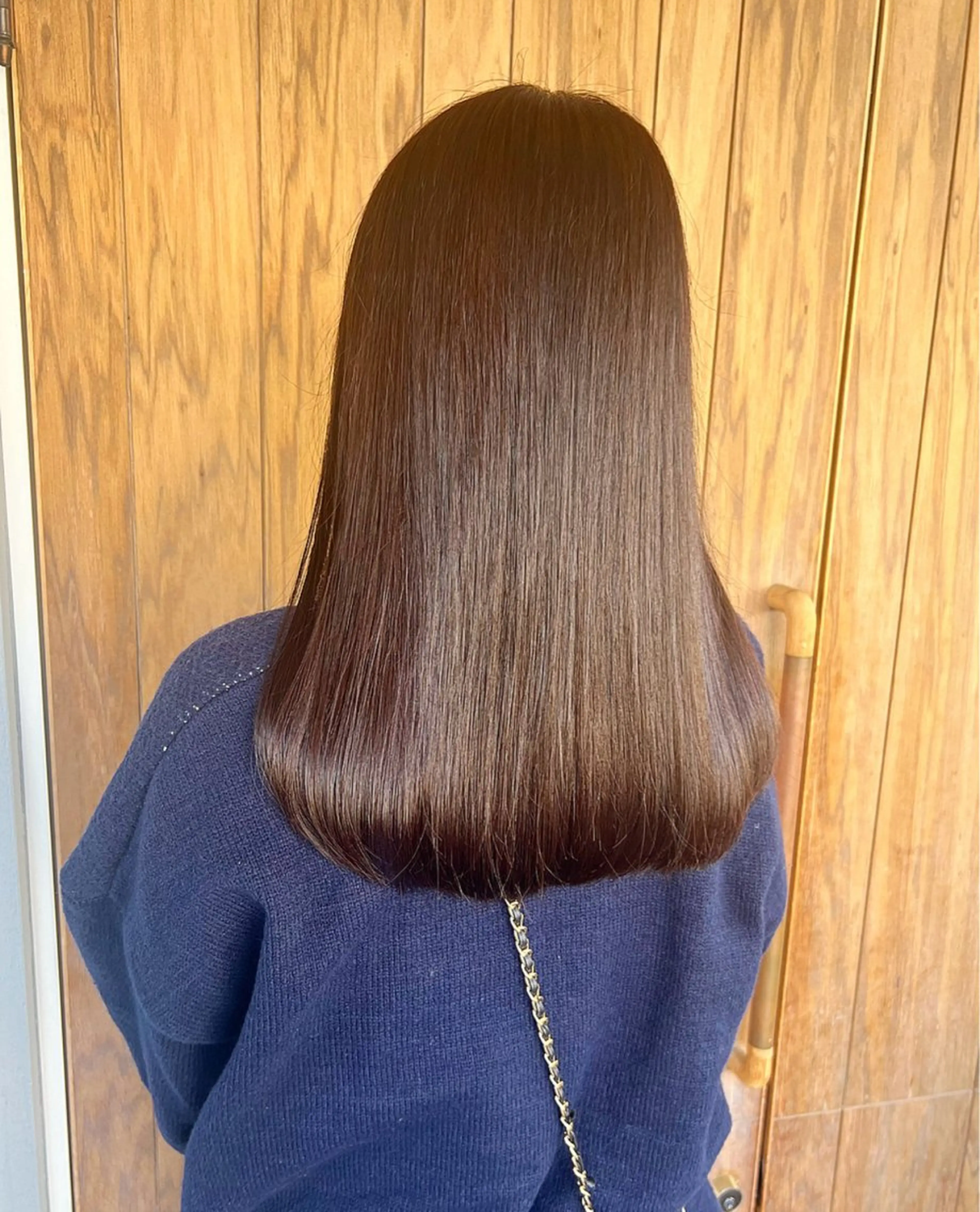 ロング カラー ブラウンカラー オレンジ オレンジブラウン カット ヘアカラー フラム所属・WATANABE MISAKIのヘアスタイル