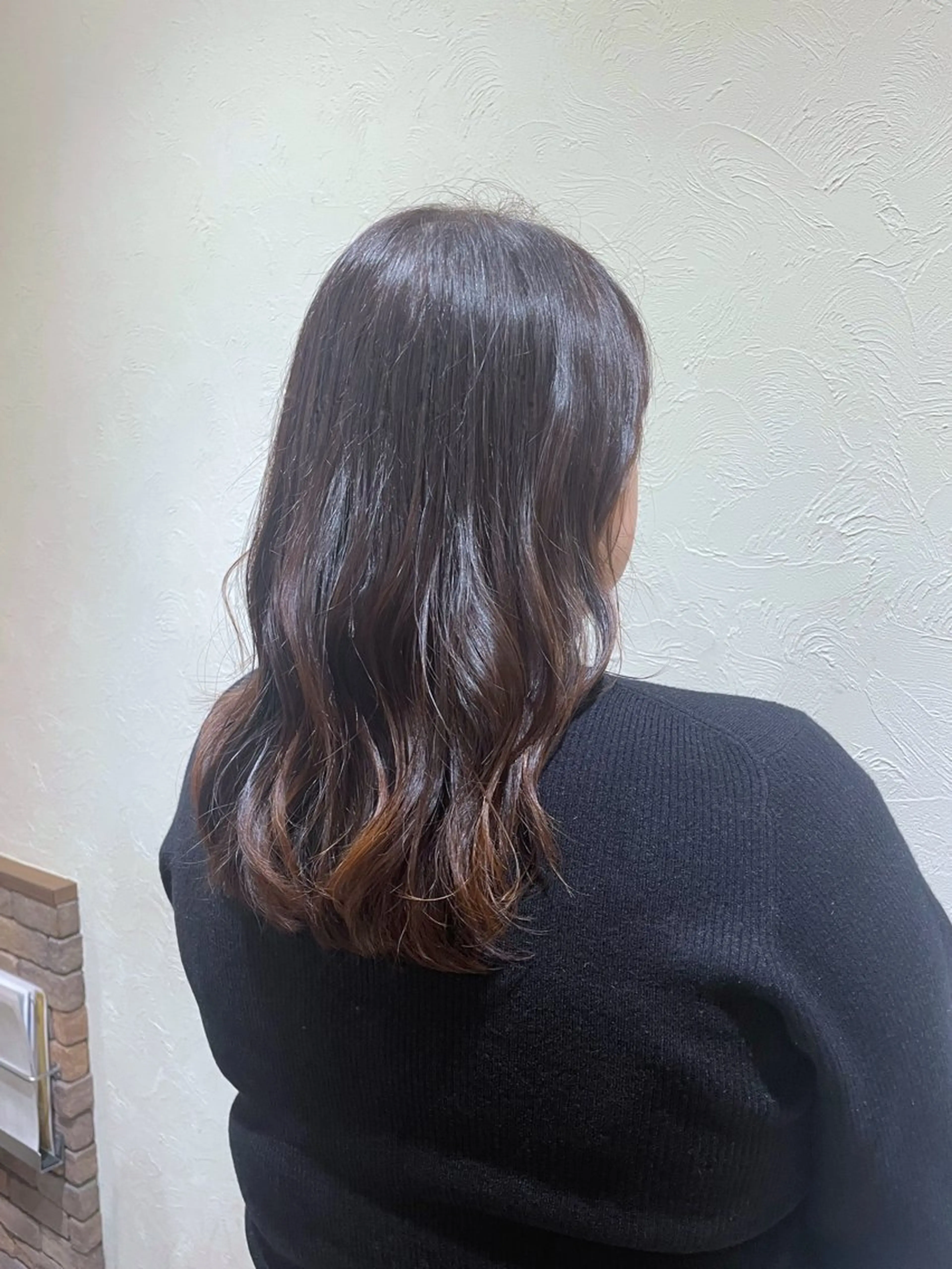 セミロング 西山 瑞希のヘアスタイル