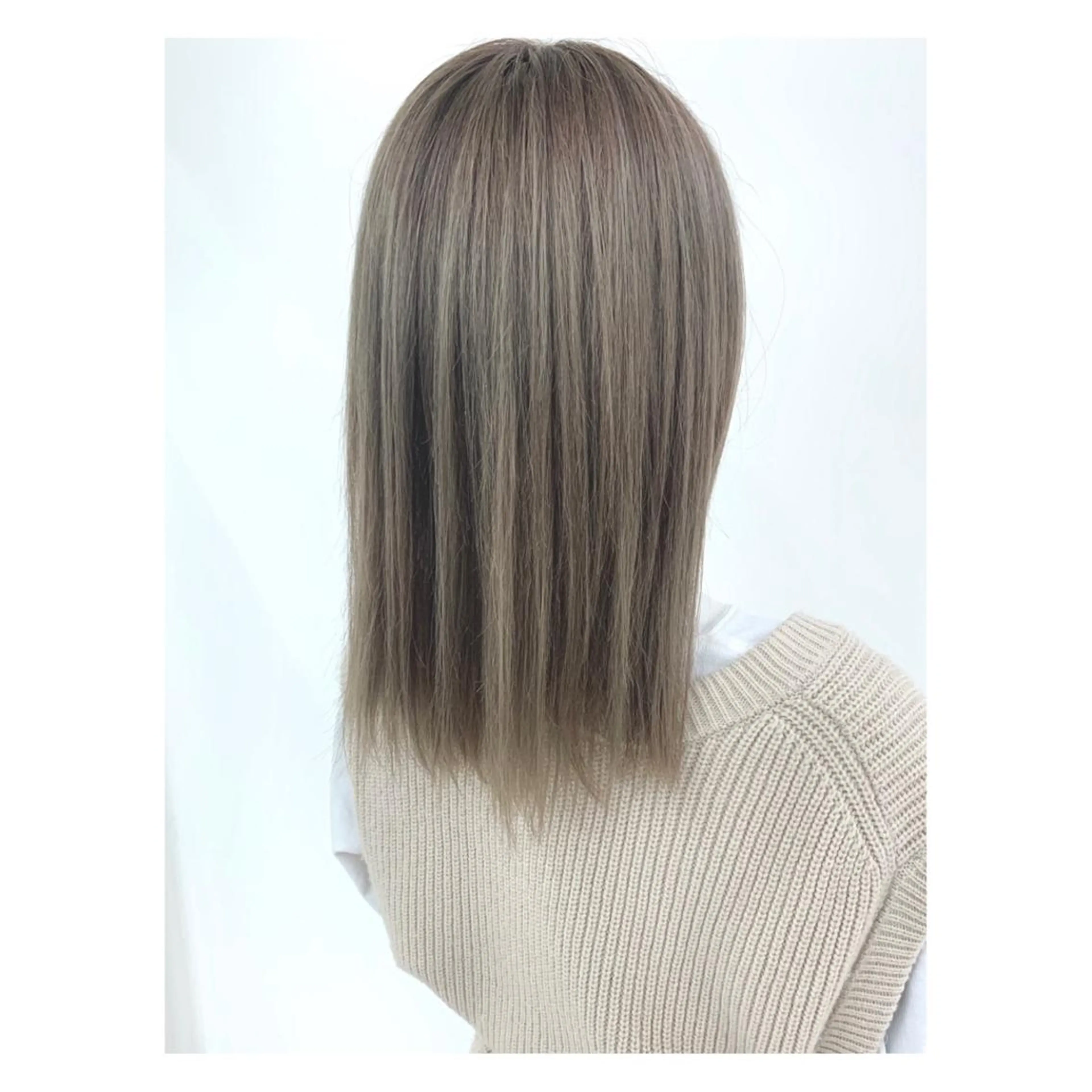 ミディアム カラー ヘアアレンジ カット ヘアカラー トリートメント 🌻あいり merci.🌻のヘアスタイル