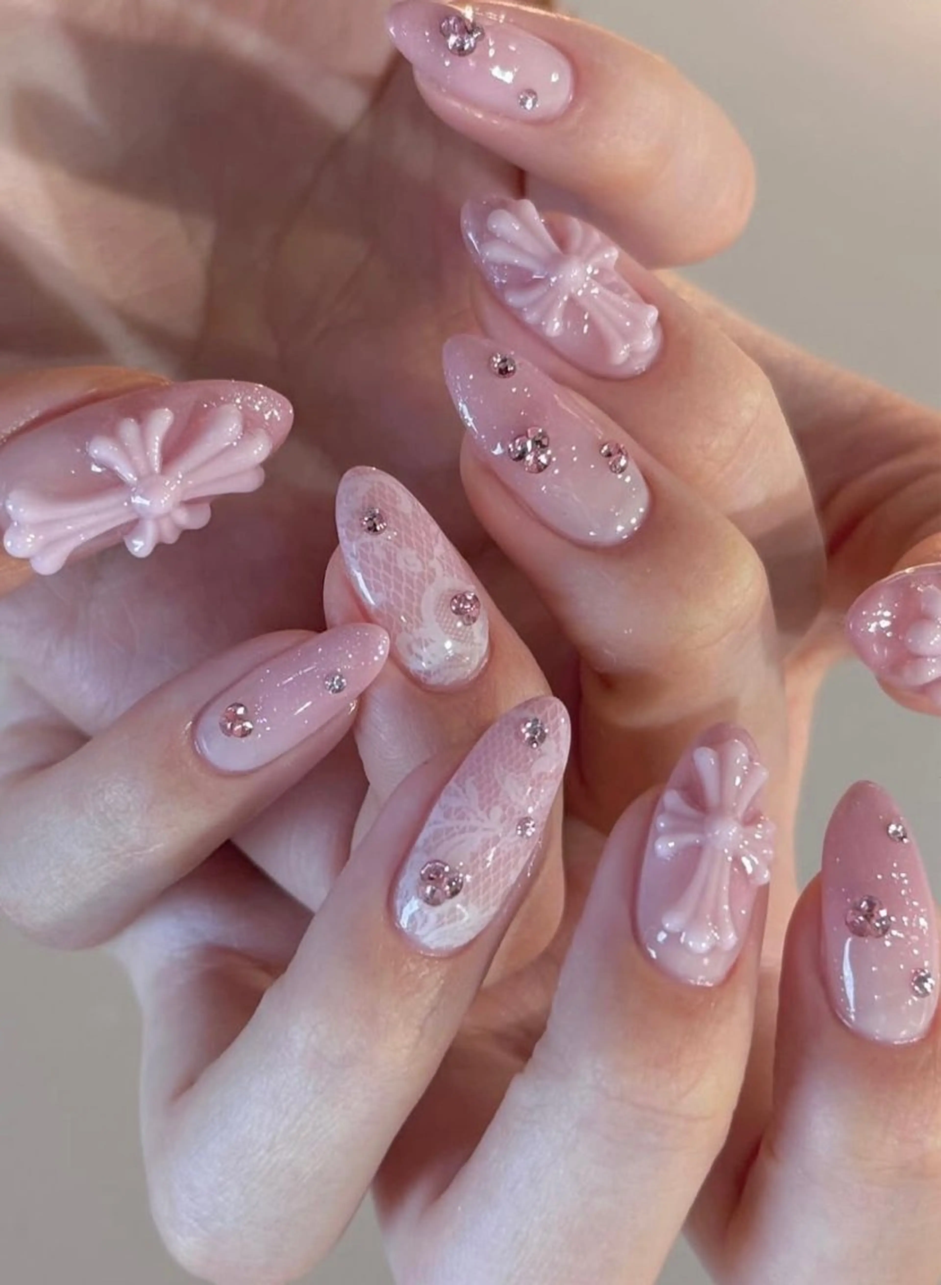 ネイル アートネイル ストーンネイル ネイルチップ ハンドネイル NiJi Nailsのネイルデザイン