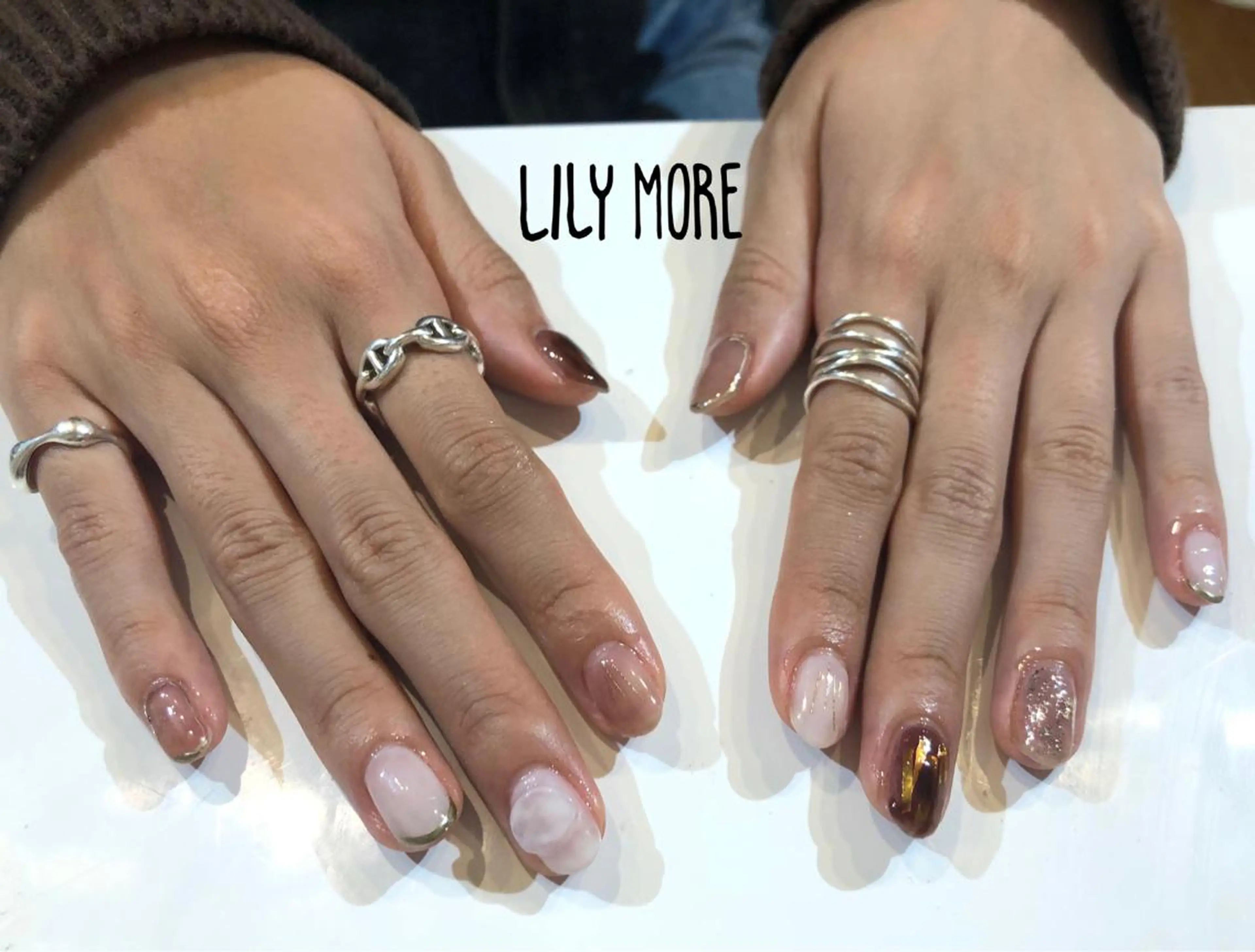 ネイル ニュアンスネイル Lily closetのネイルデザイン