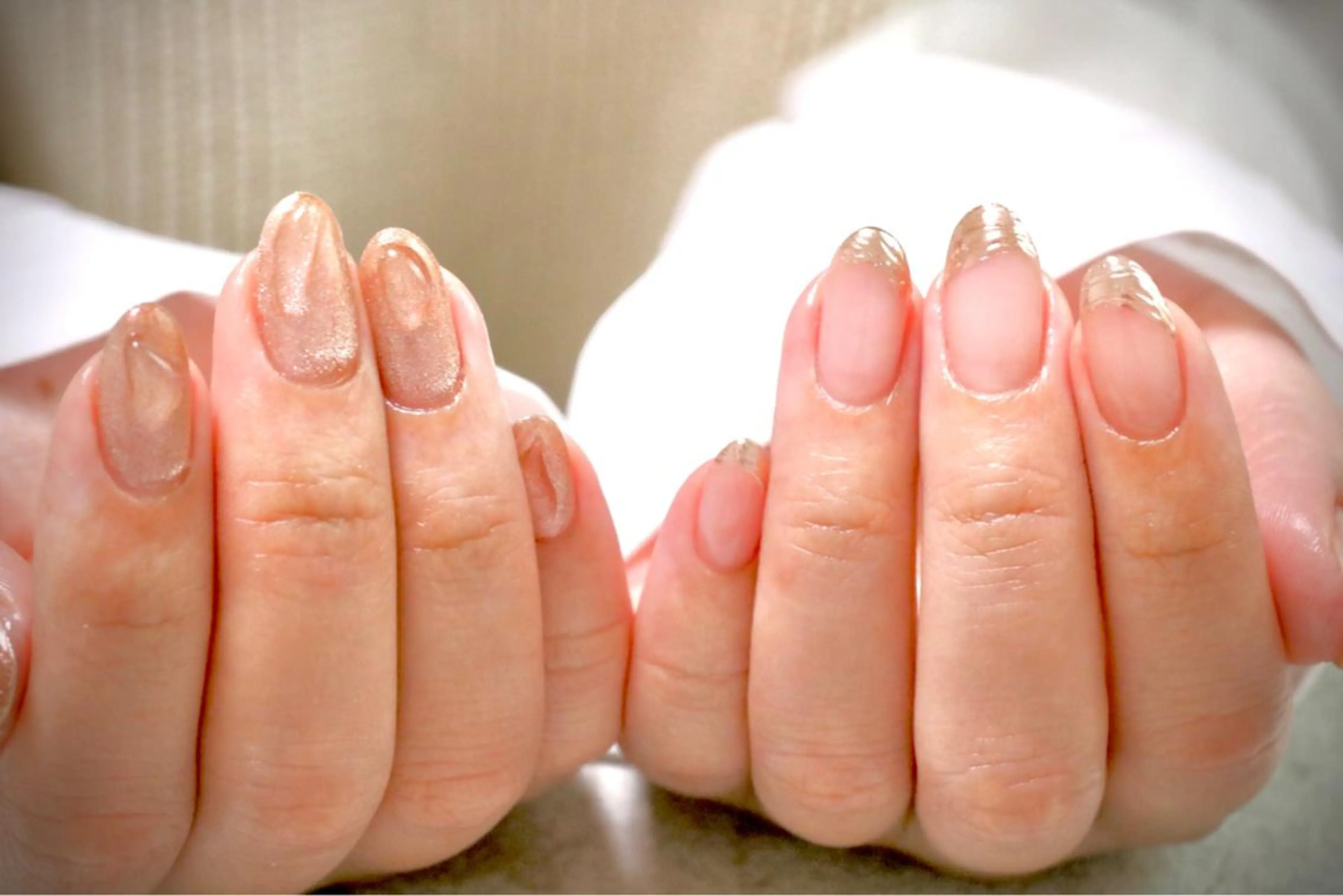 ネイル オーロラネイル カジュアル ジェルネイル ラメ(グリッター) マグネットネイル ハンドネイル MH Nailのネイルデザイン