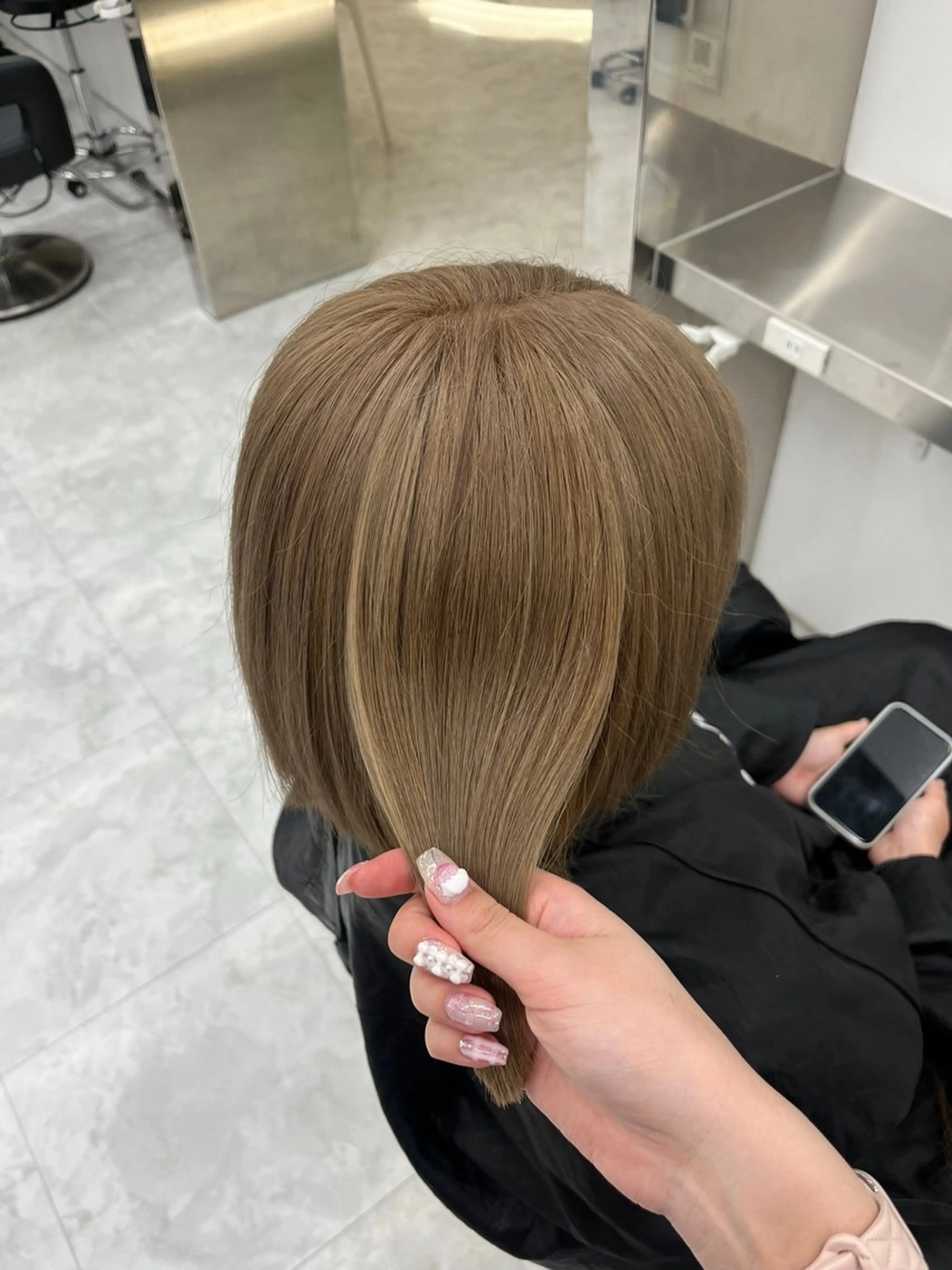 ロング カラー ヘアアレンジ ヘアカラー ヘッドスパ ヘアセット 🫧‪🎀うる艶暖色 🏹Nanako🎀のヘアスタイル