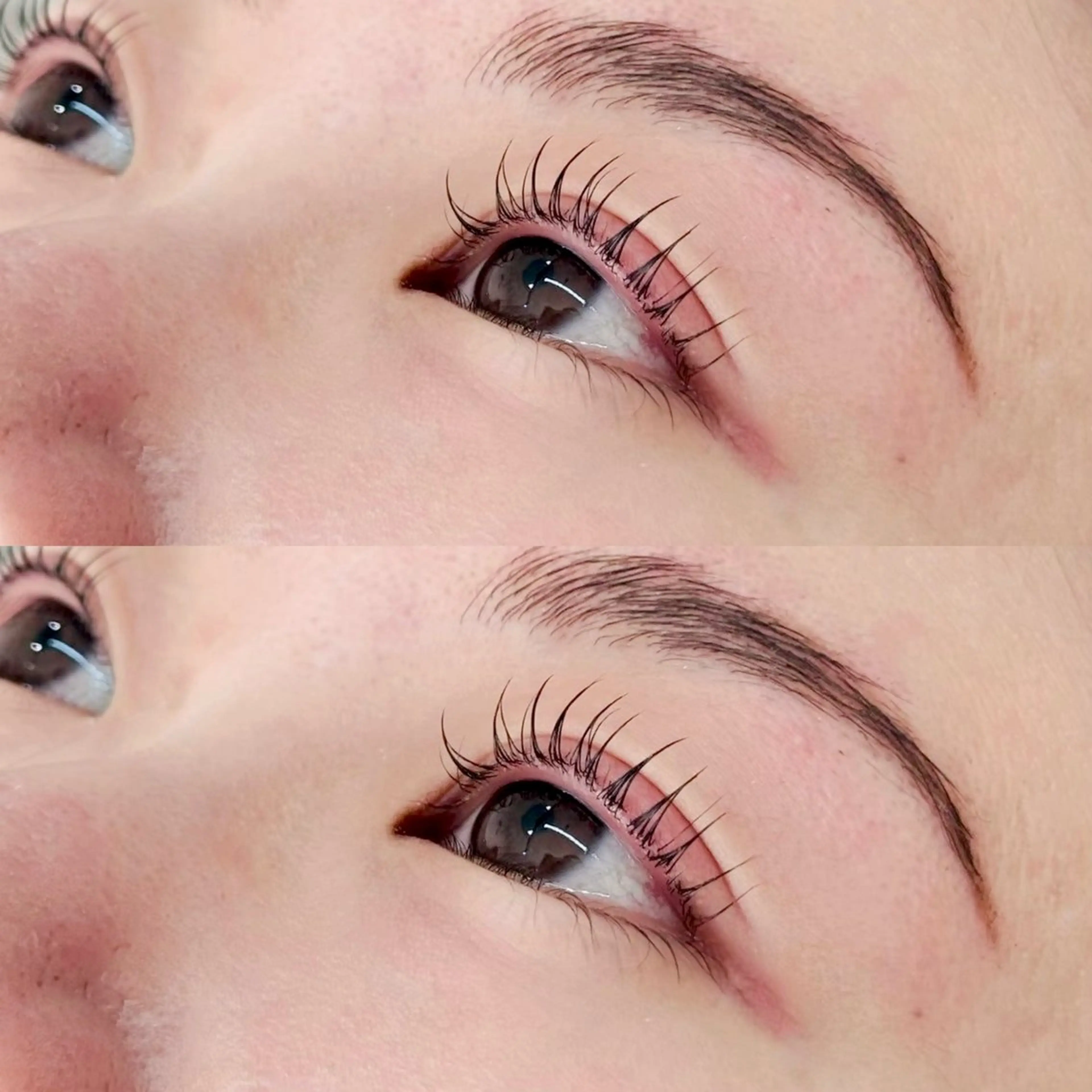 パリジェンヌラッシュリフト+ハリウッドブロウリフト(同時施術)の写真