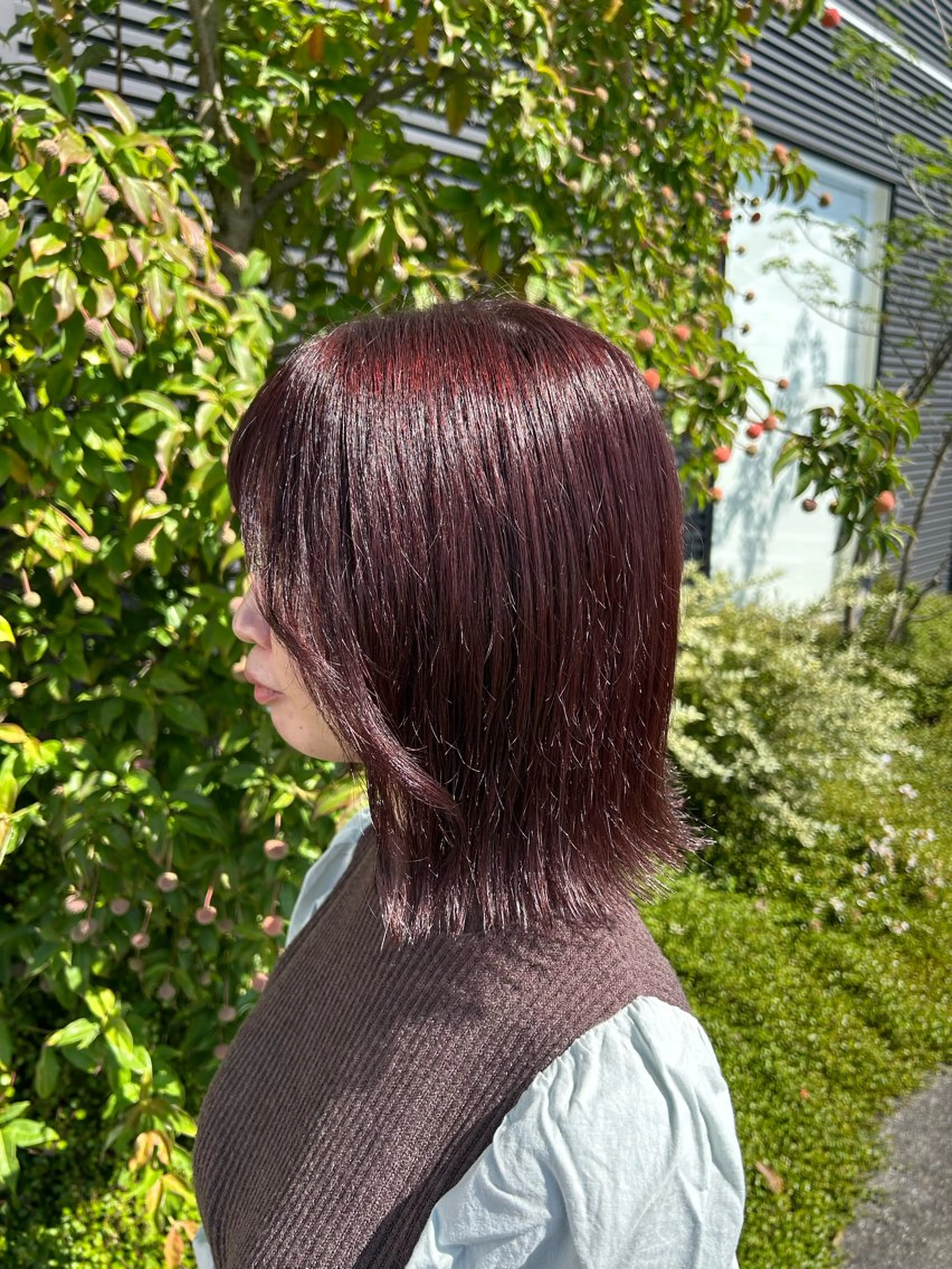 ミディアム カラー 畠中 望来のヘアスタイル