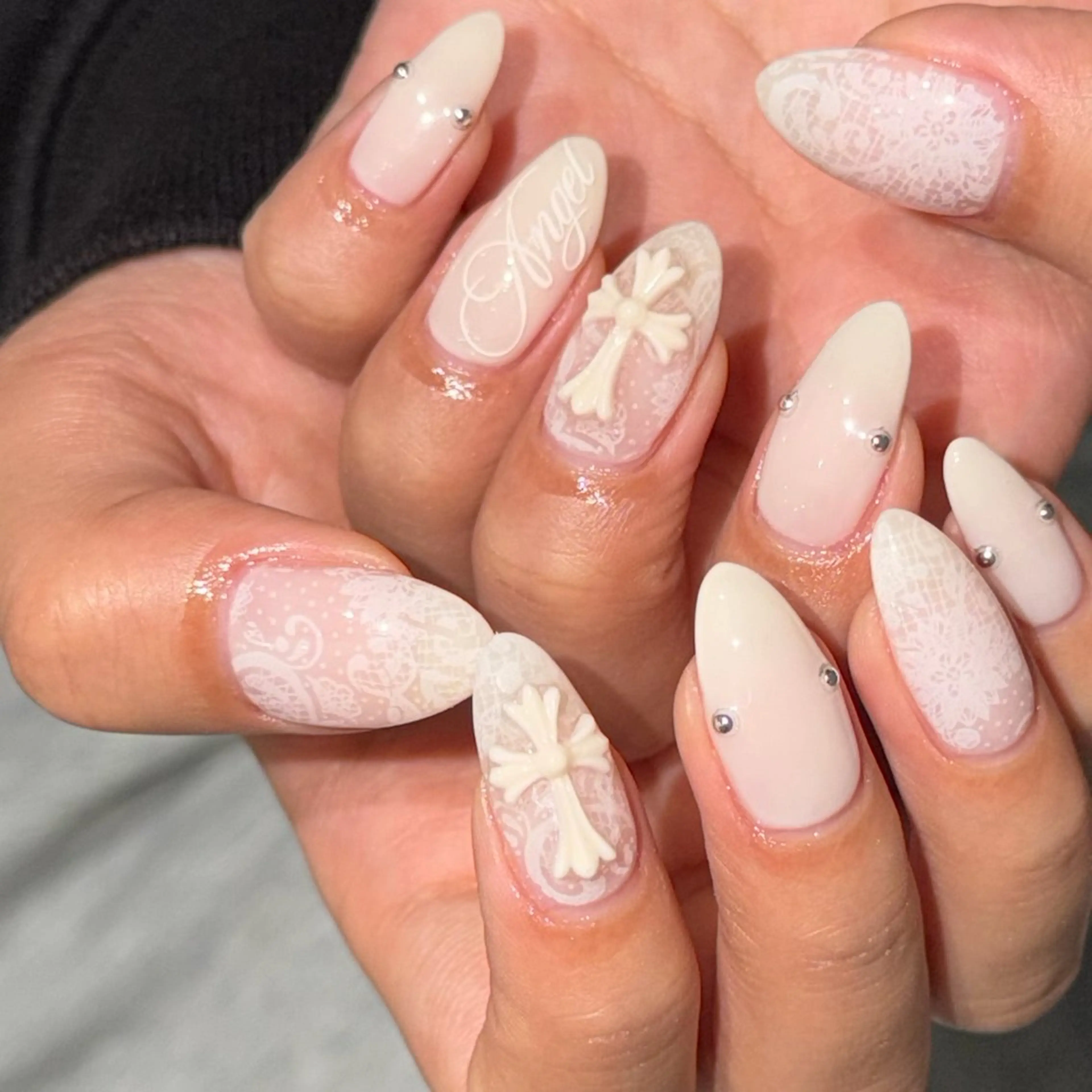 ネイル ハンドネイル IROHA NAIL Kurumi🪽🫧のネイルデザイン