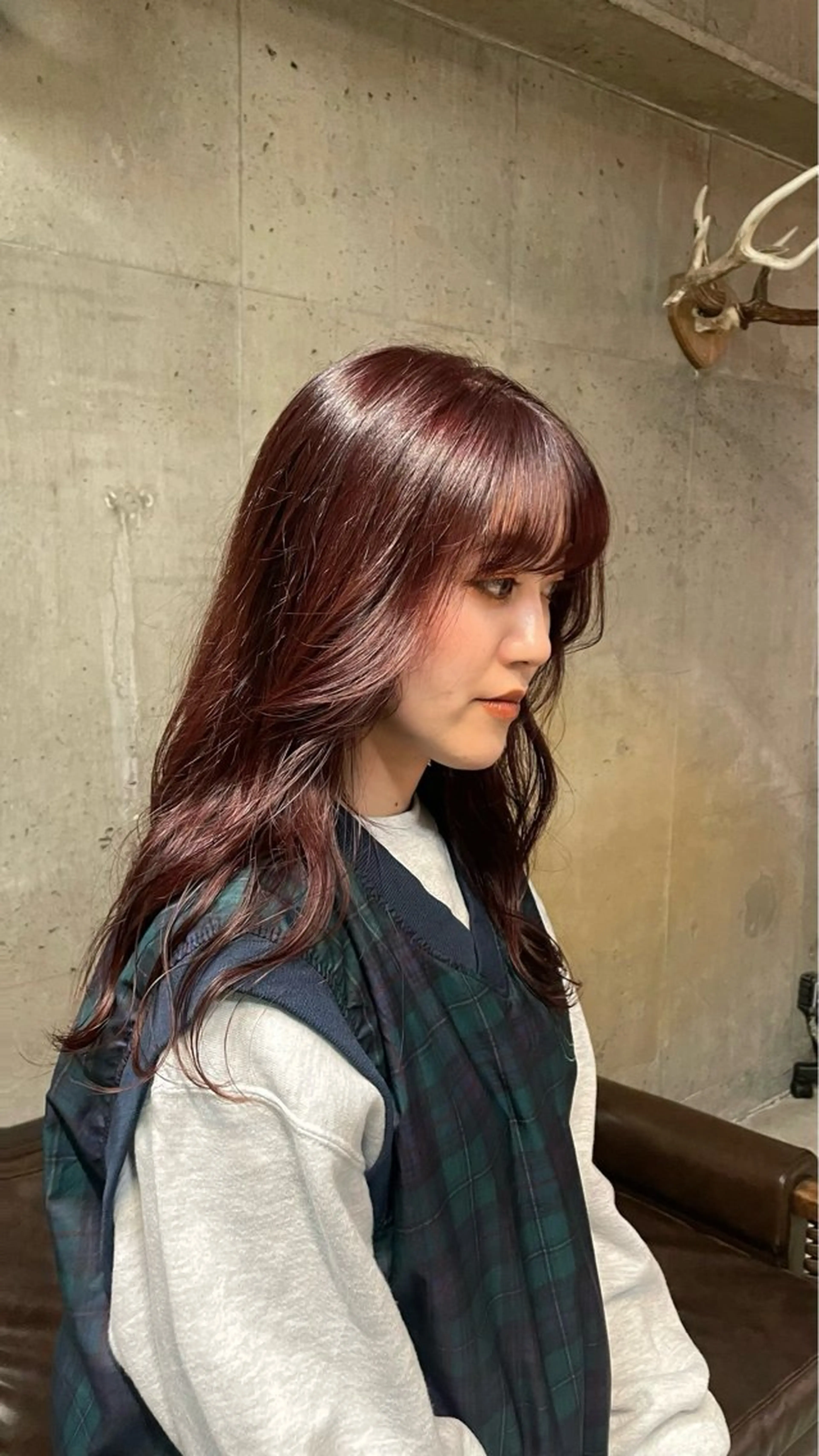 ロング カラー ヘアカラー トリートメント ショート/パーマ /muku サリのヘアスタイル