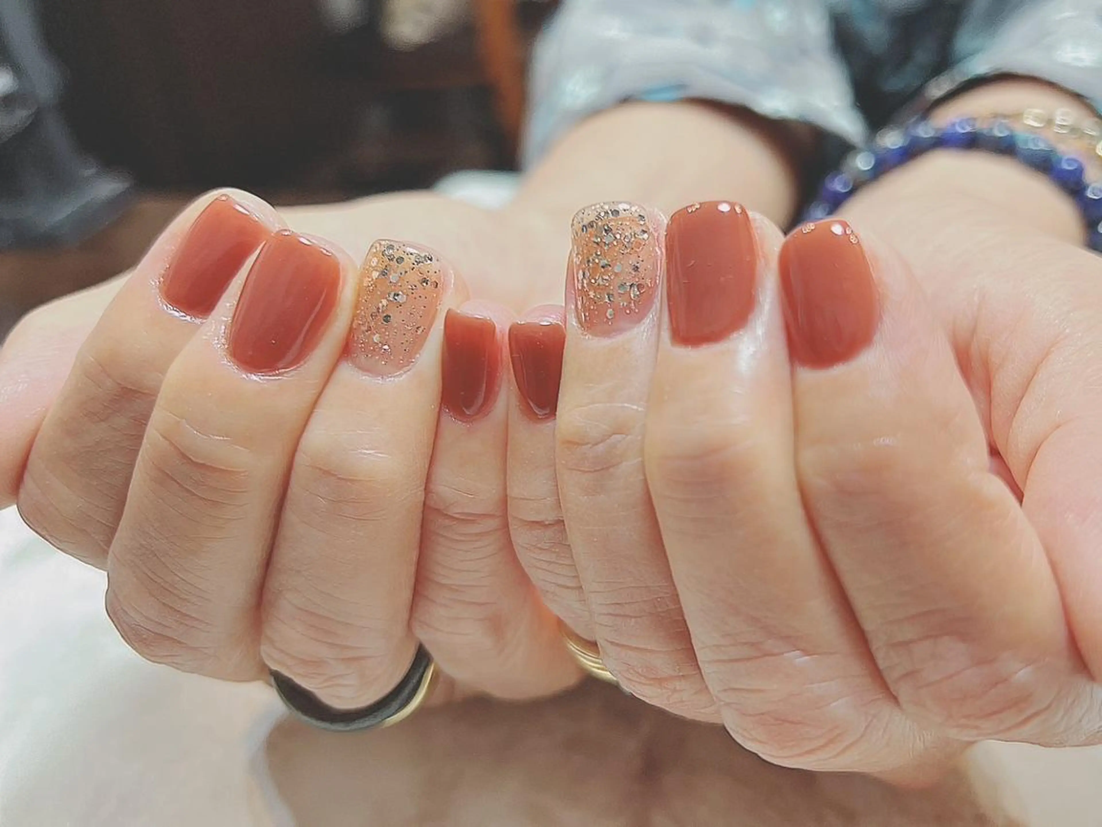 ネイル アートネイル ジェルネイル ニュアンスネイル パラジェル Nailist Honamiのネイルデザイン