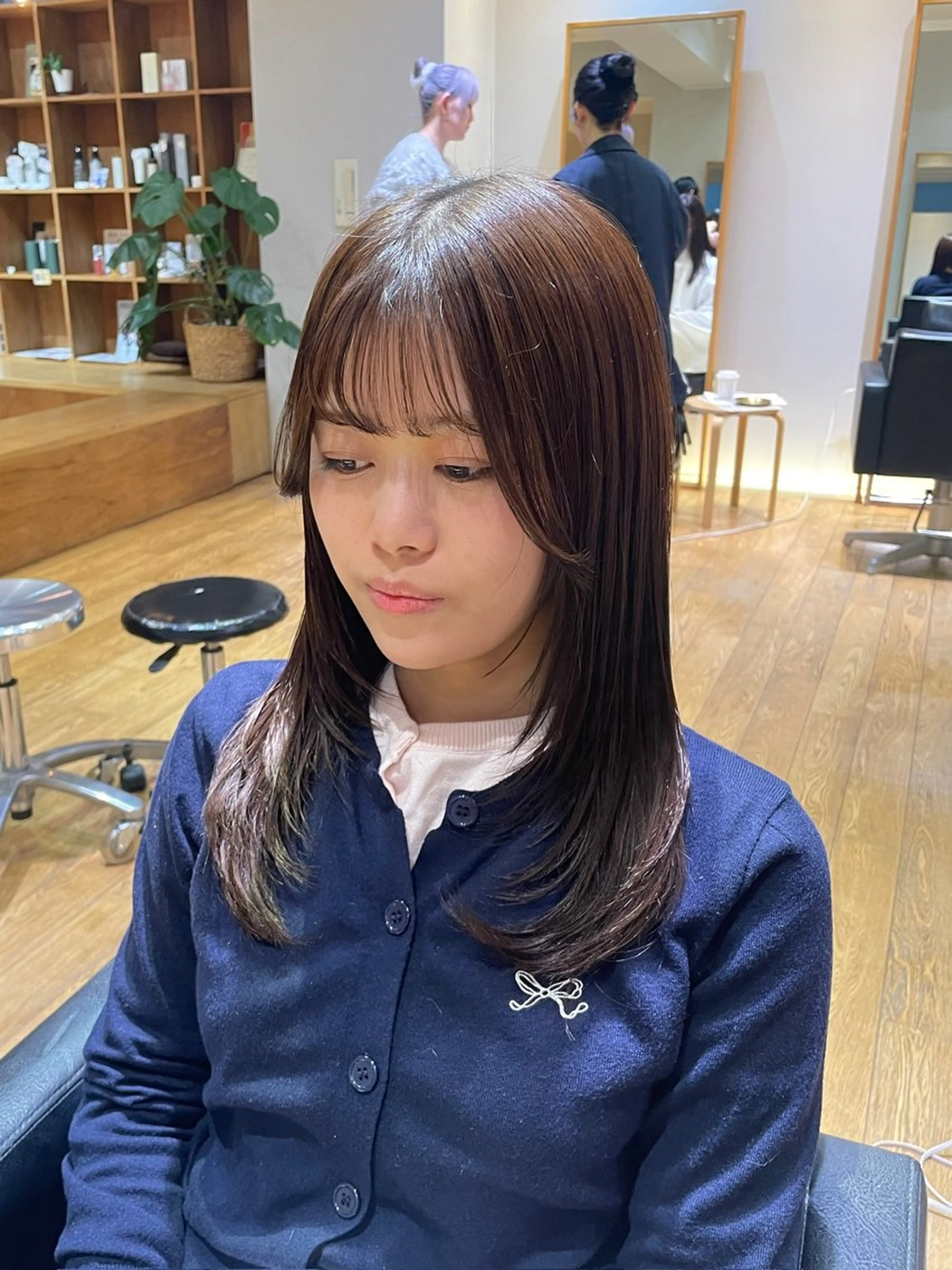 ロング ロングレイヤー レイヤーカット ロング カット トリートメント 縮毛矯正/レイヤー 🌙児玉光瑠のヘアスタイル