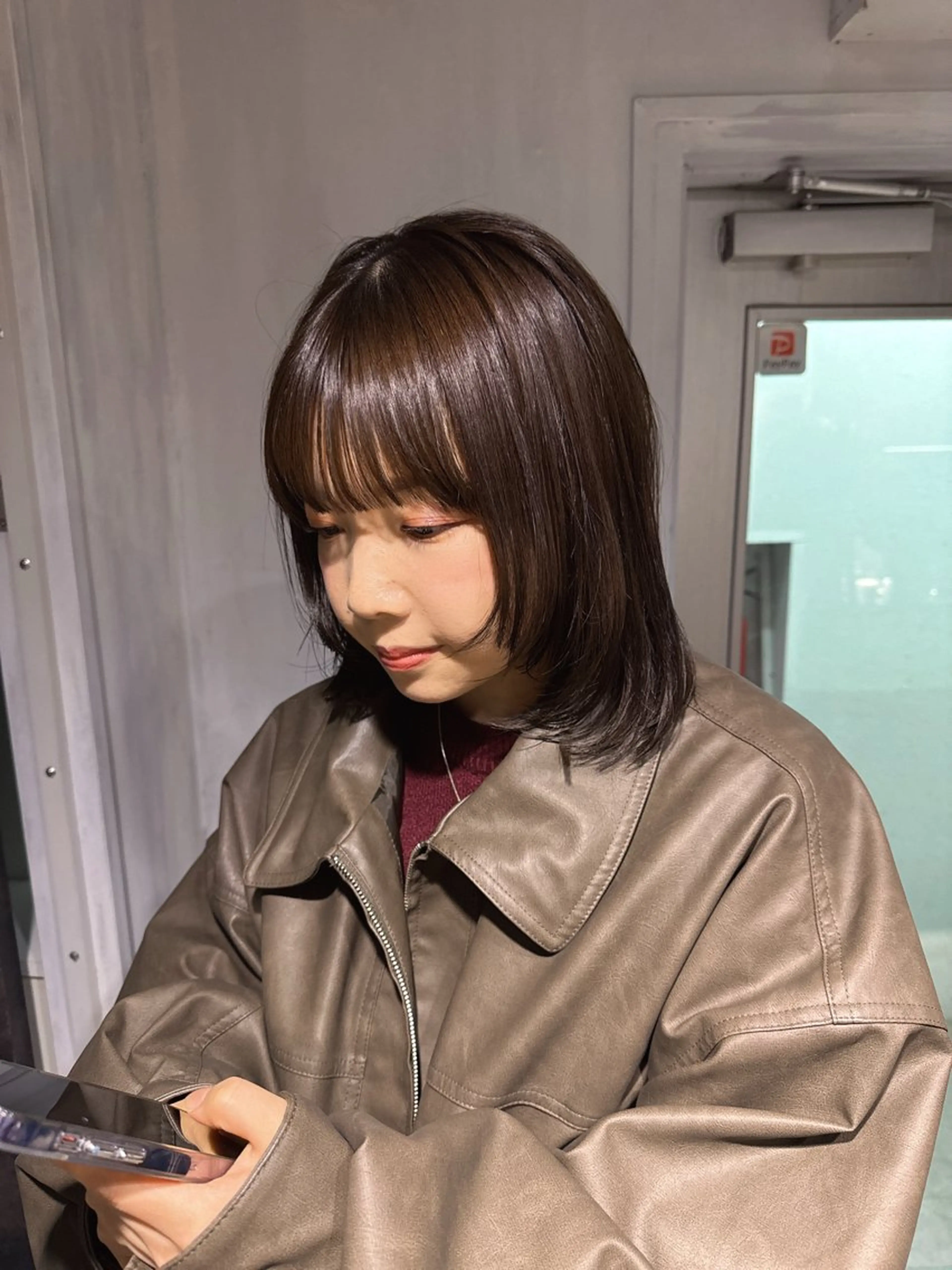 ショート カラー カット ヘアカラー NANAMI🩵 大人可愛い韓国ヘアのヘアスタイル