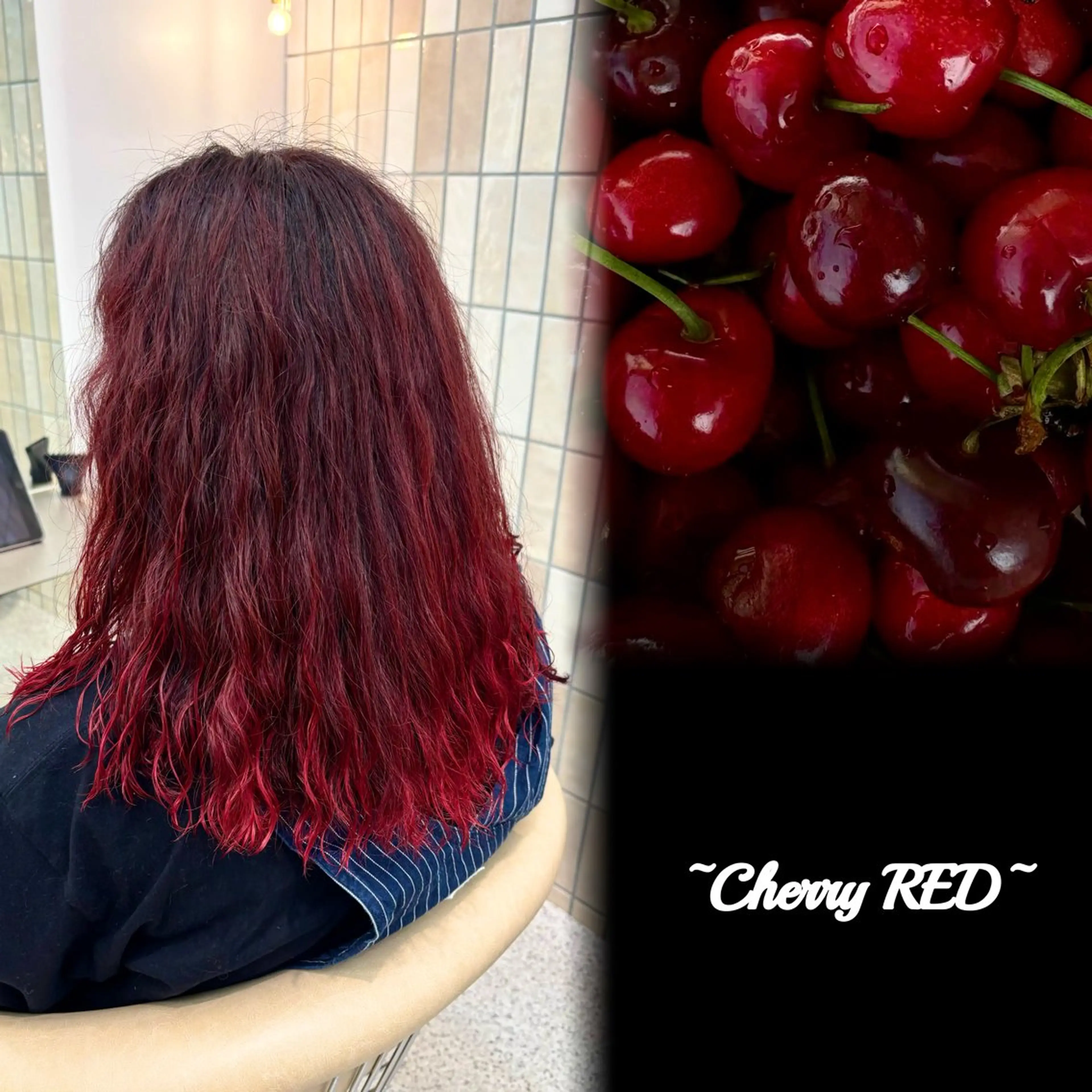 カラー さくら/似合わせレ イヤー/美カラー🖤のヘアスタイル