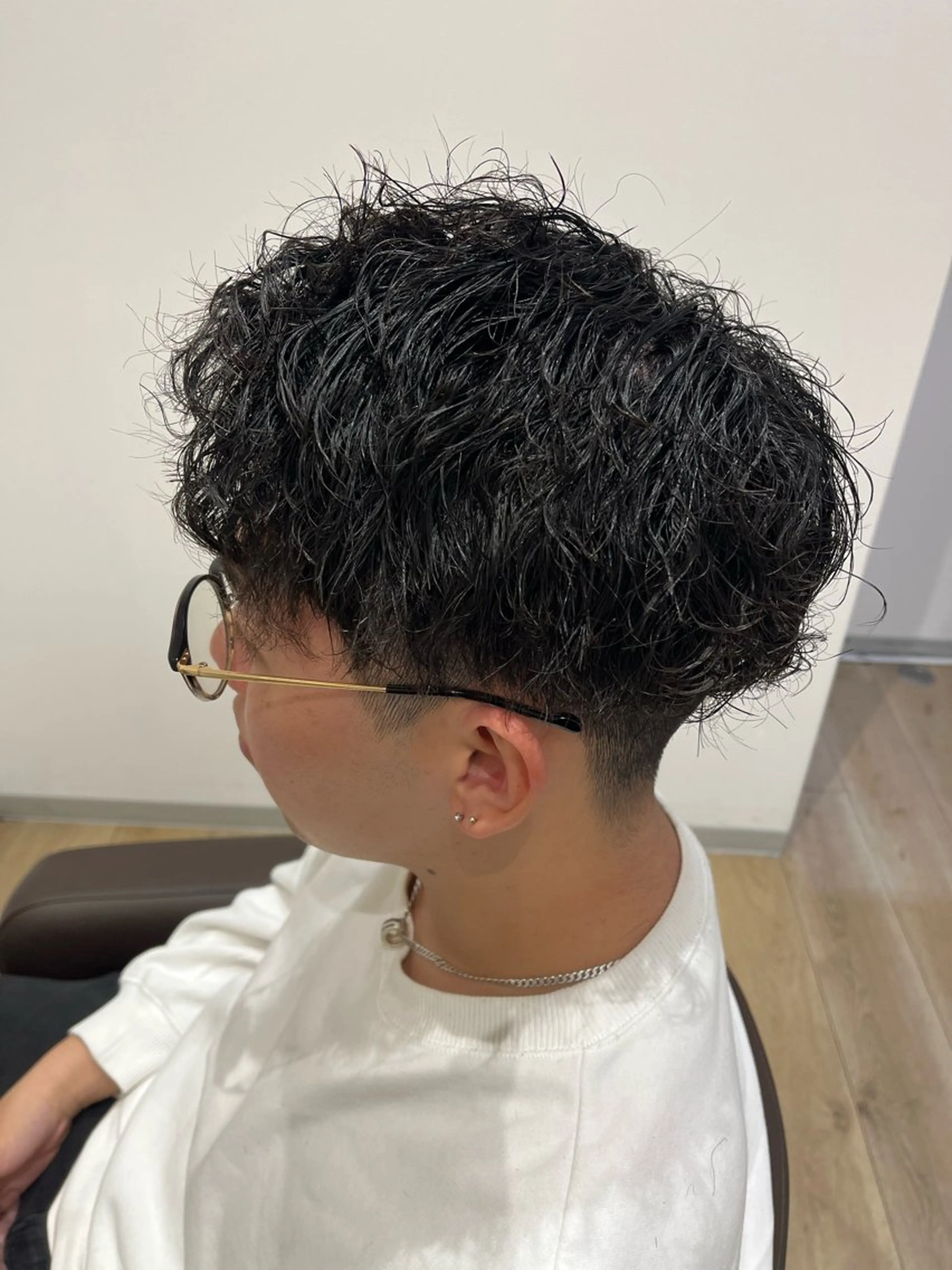 パーマ メンズ メンズパーマ カット パーマ Chere 金剛店 髙木翌のヘアスタイル