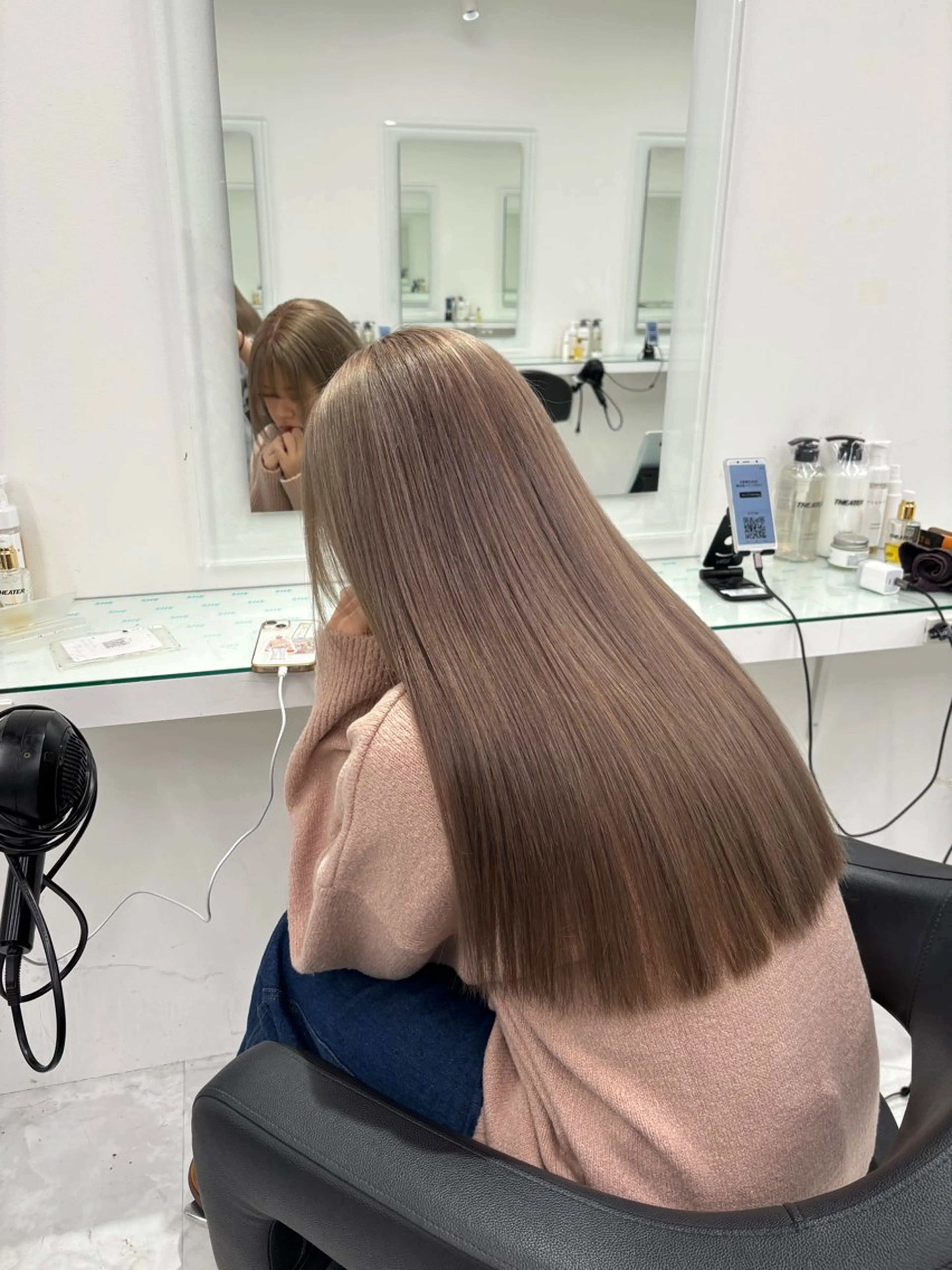 ロング カラー 💖ミルクティー💖 あかり💖のヘアスタイル