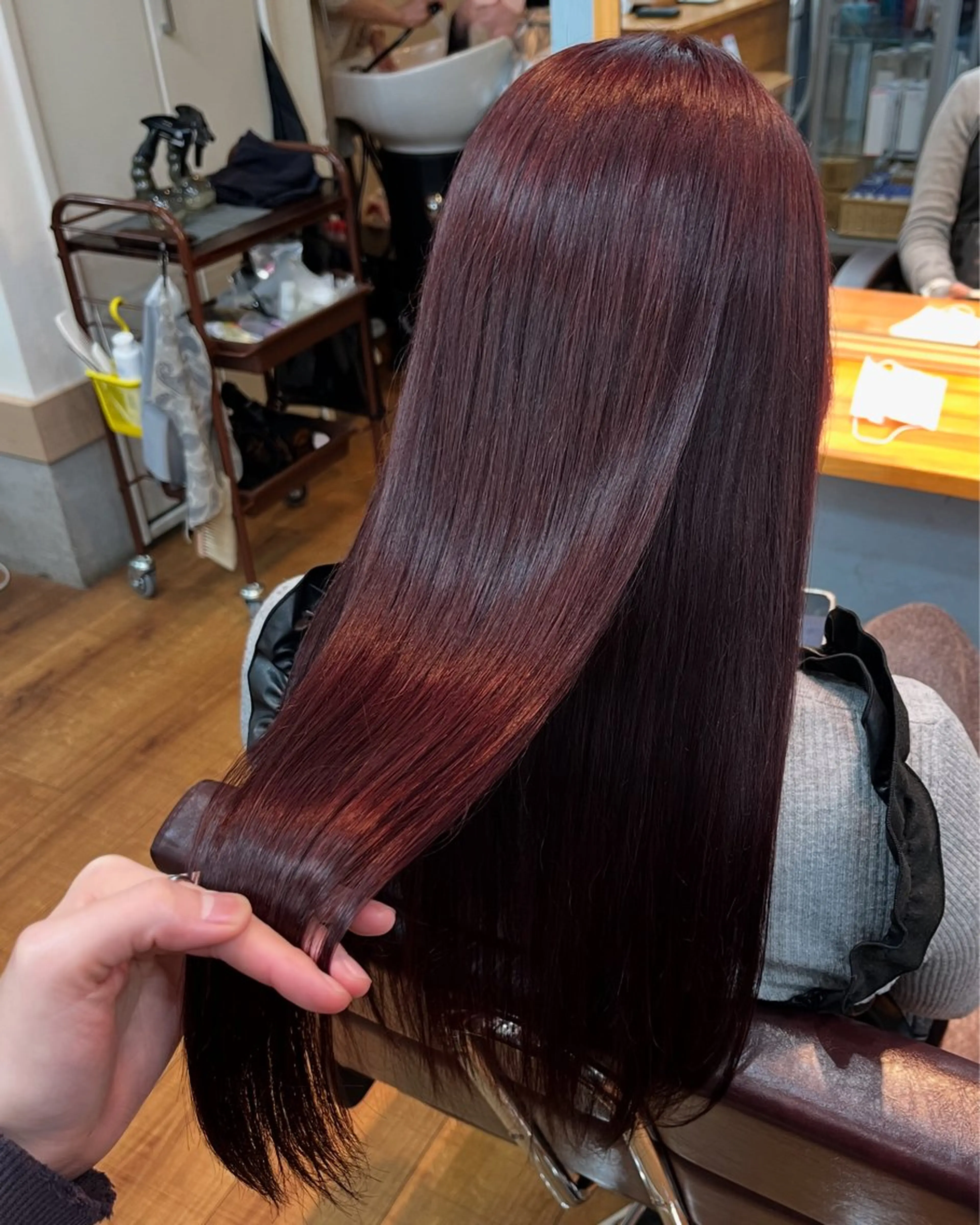 ロング 髪質改善 ヘアカラー トリートメント ヘッドスパ 🫧ハイトーン/ ブリーチ🫧白石航汰のヘアスタイル