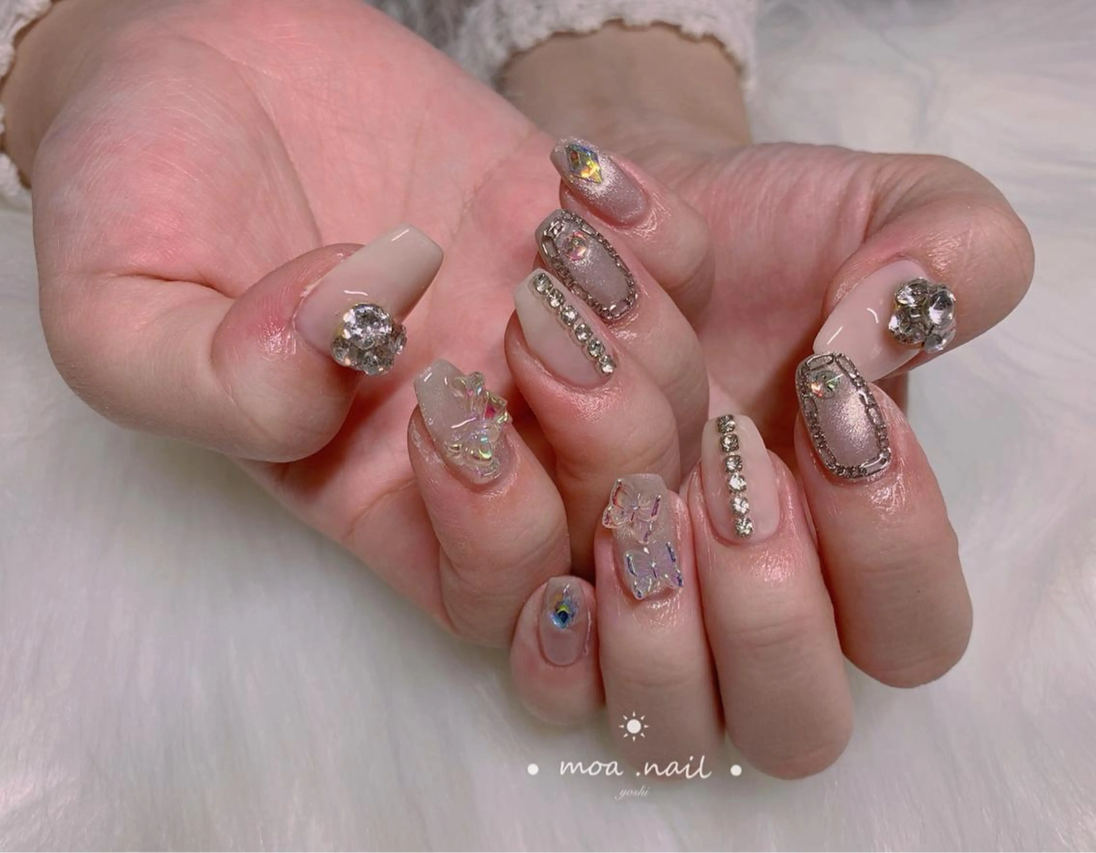 ネイル ジェルネイル パラジェル ハンドネイル MoaNail🫶 Yoshiのネイルデザイン