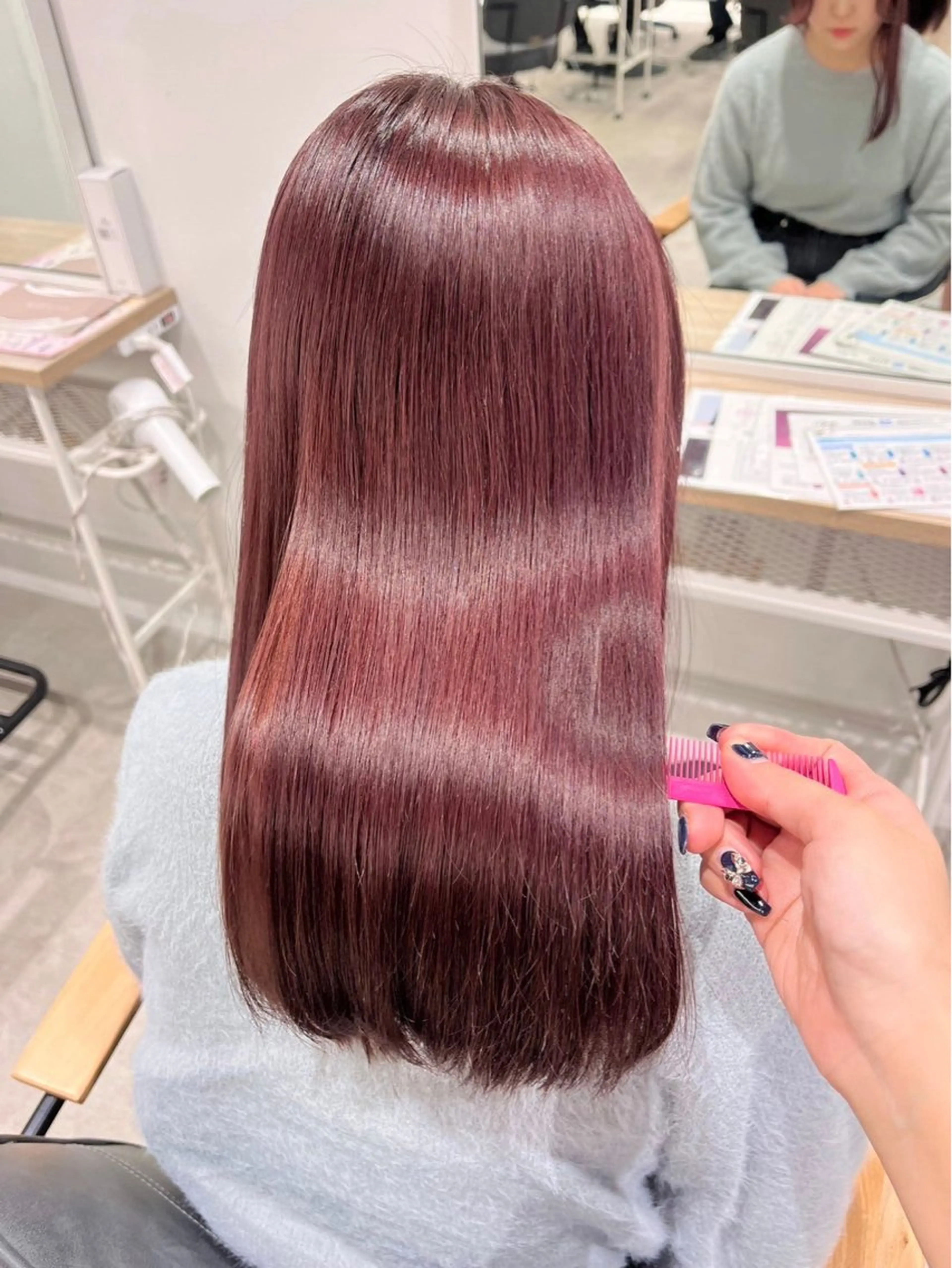 セミロング カラー 髪質改善 似合わせ SHOYAのヘアスタイル