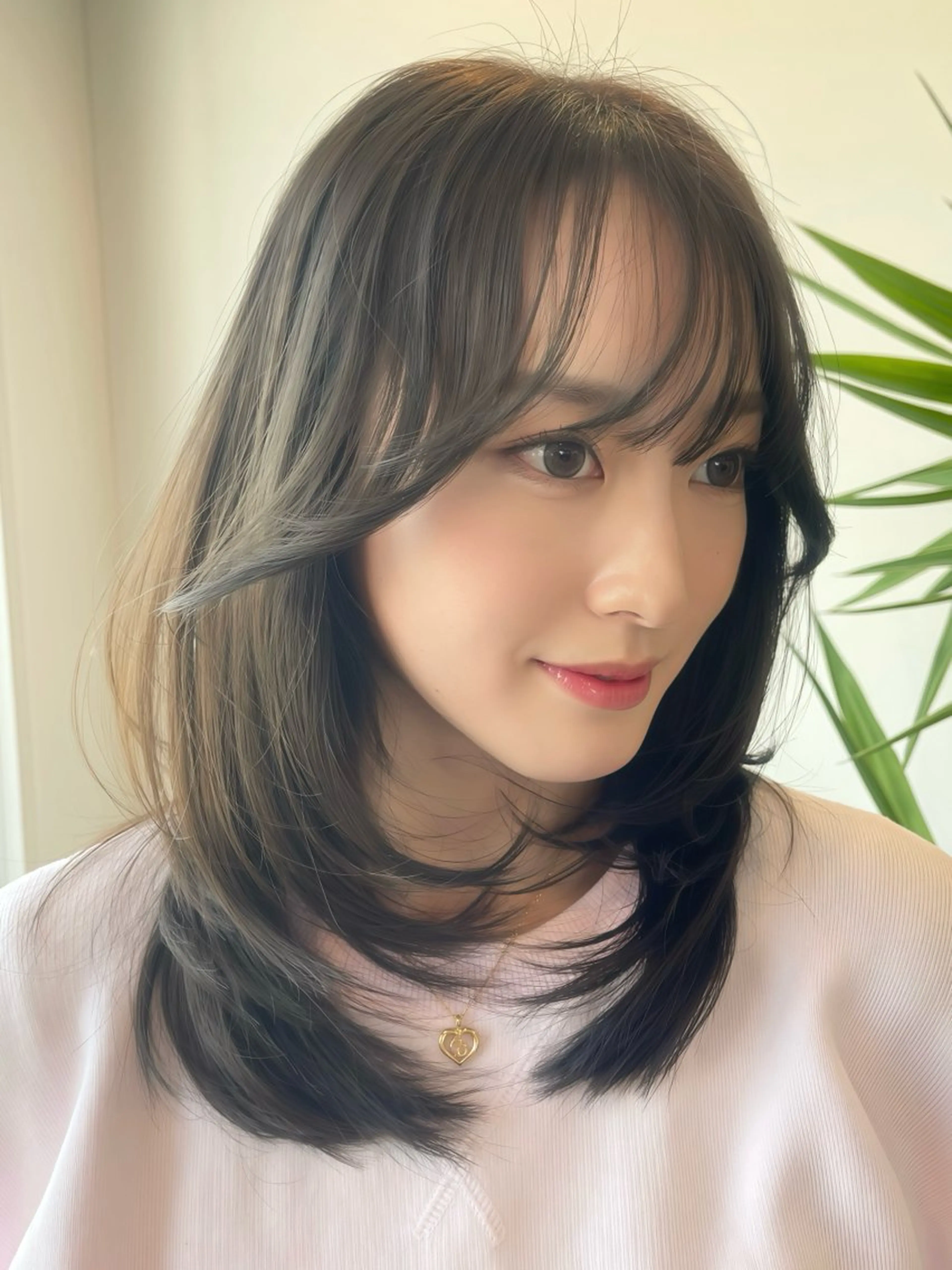 ミディアム カラー カット ヘアカラー トリートメント 海外レイヤー/ レイヤーカット/和田のヘアスタイル