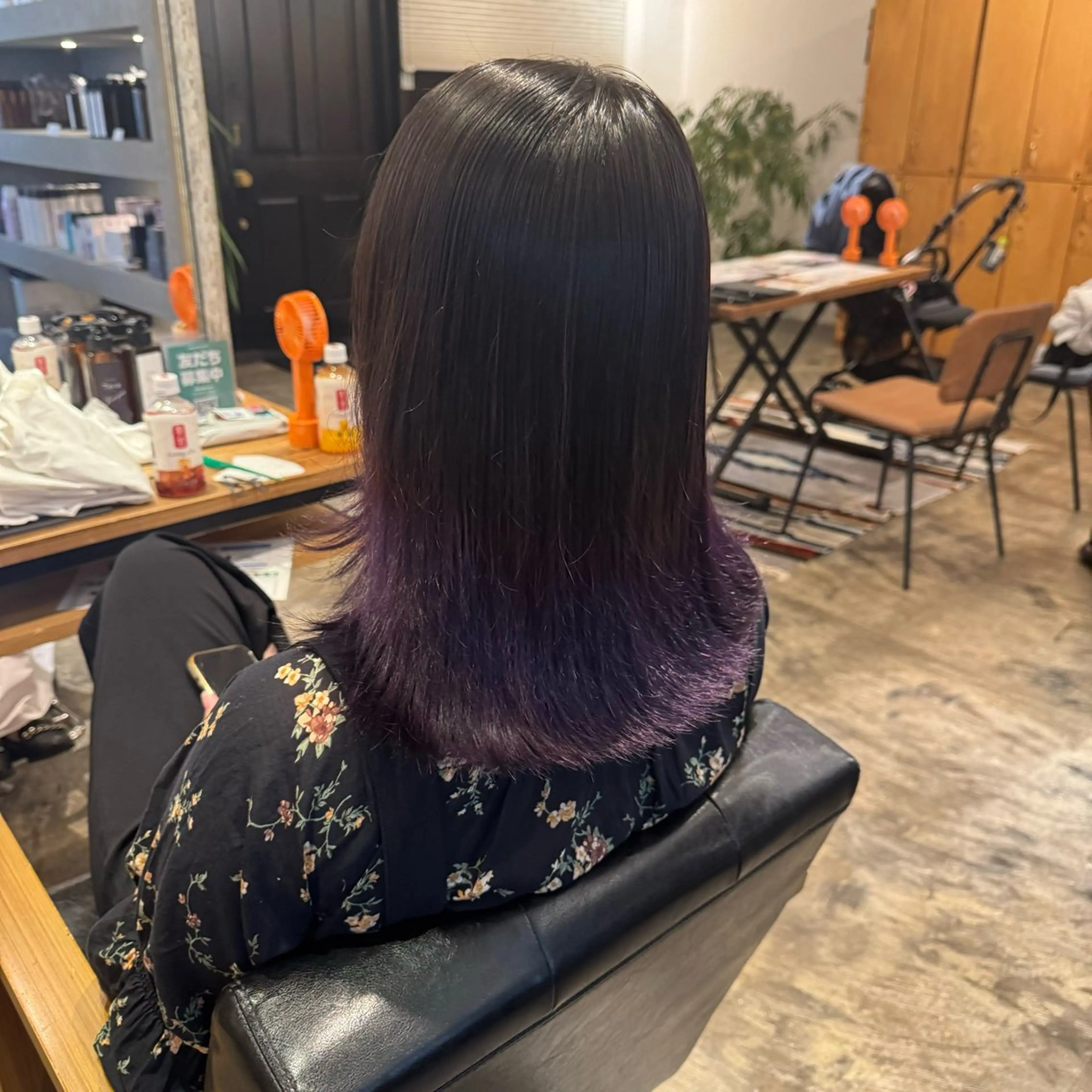 ミディアム パープルカラー ヘアカラー ハイトーンカラー特化 🥀KAITO🥀のヘアスタイル