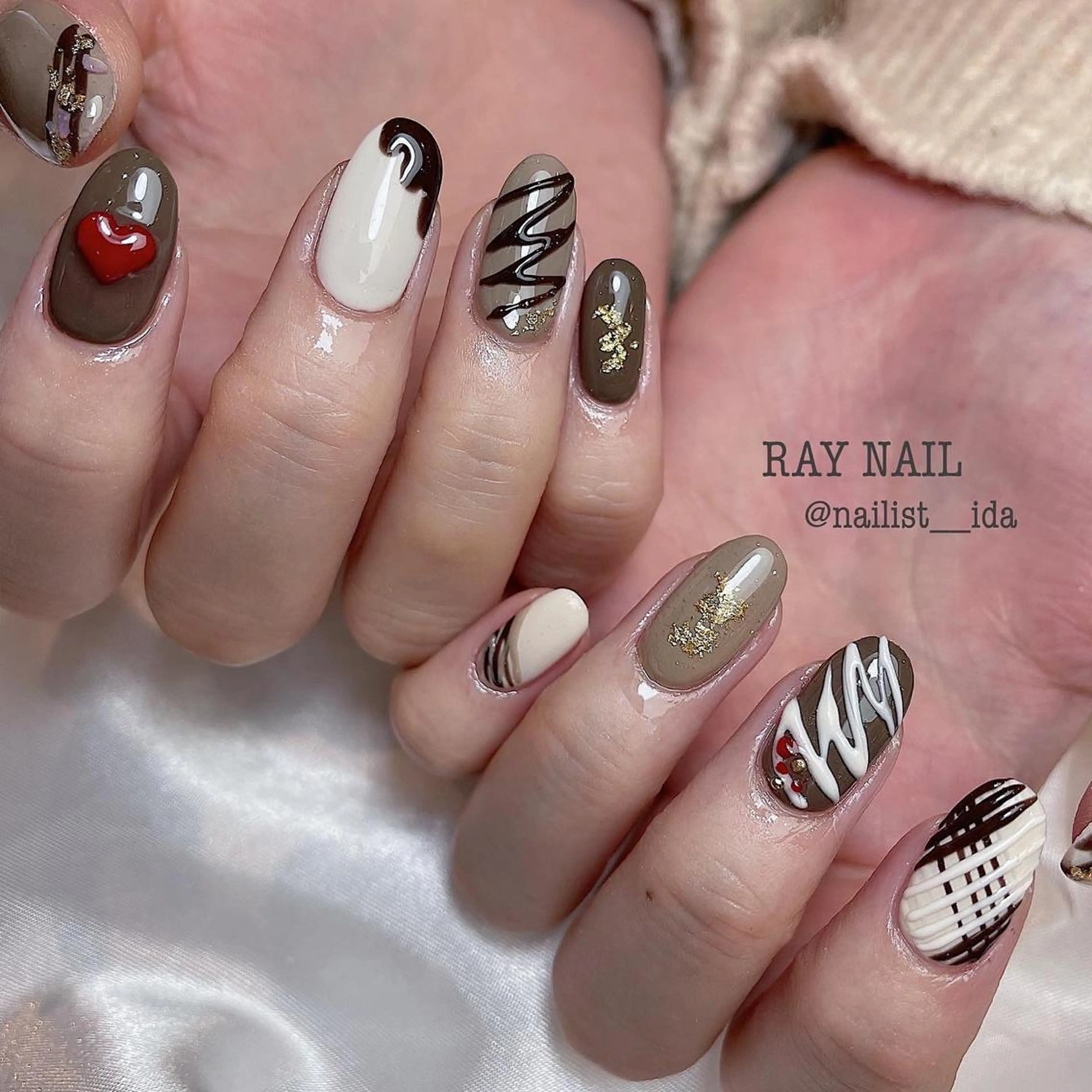 ネイル Arowa 伊田のネイルデザイン