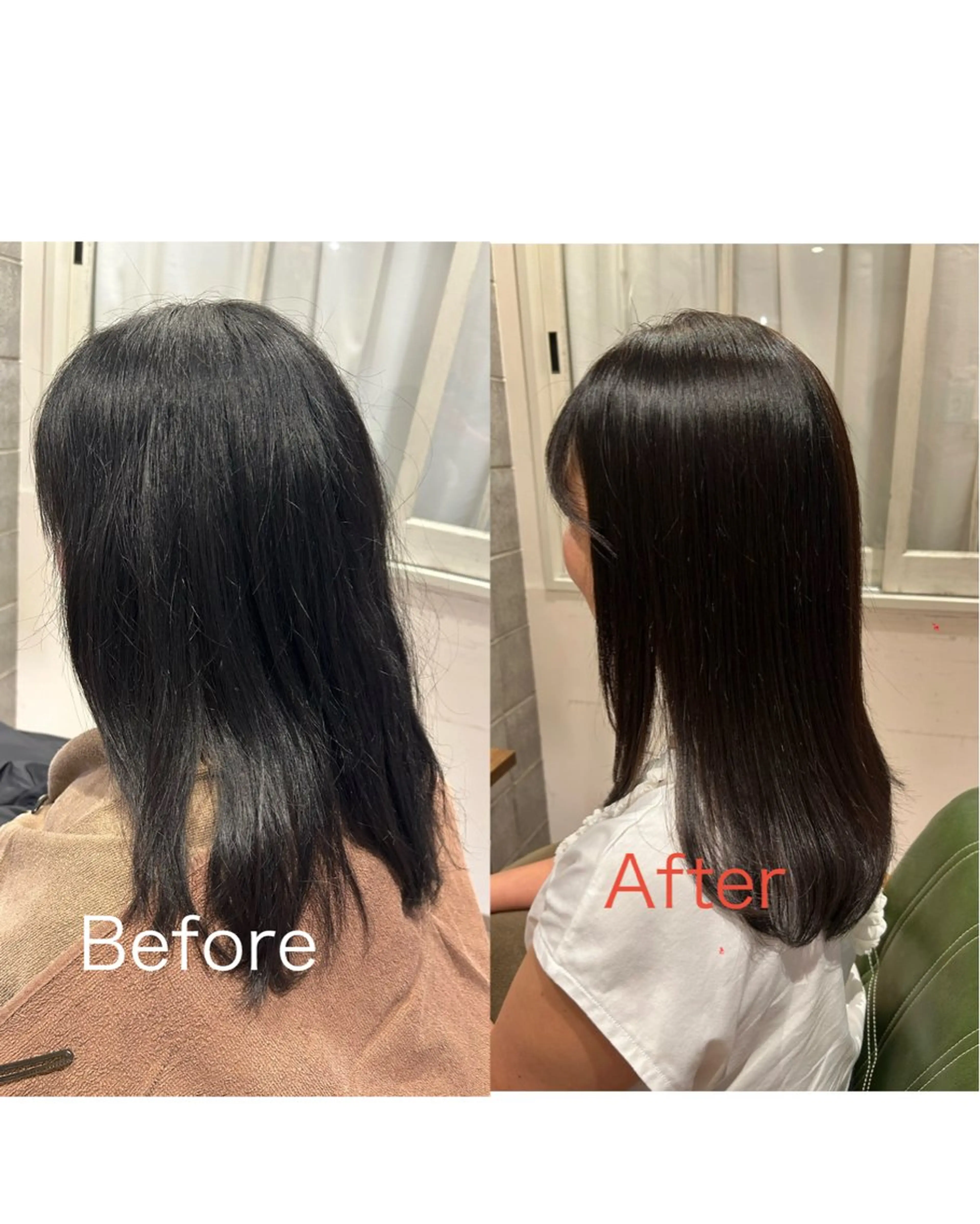 ロング 縮毛矯正 トリートメント 舟根 大夢のヘアスタイル