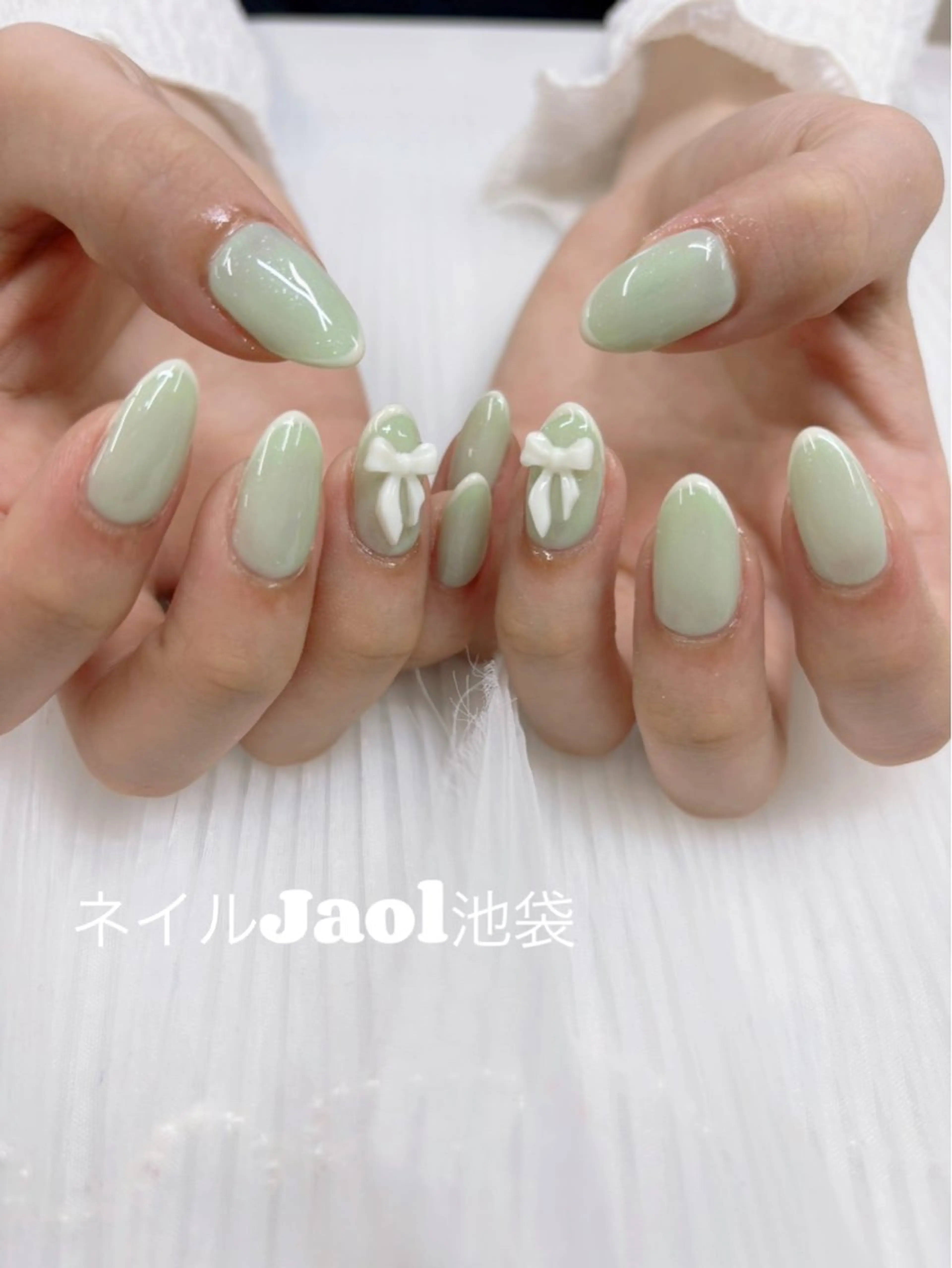 ミディアム ハンドネイル ネイルJaol 池袋のネイルデザイン