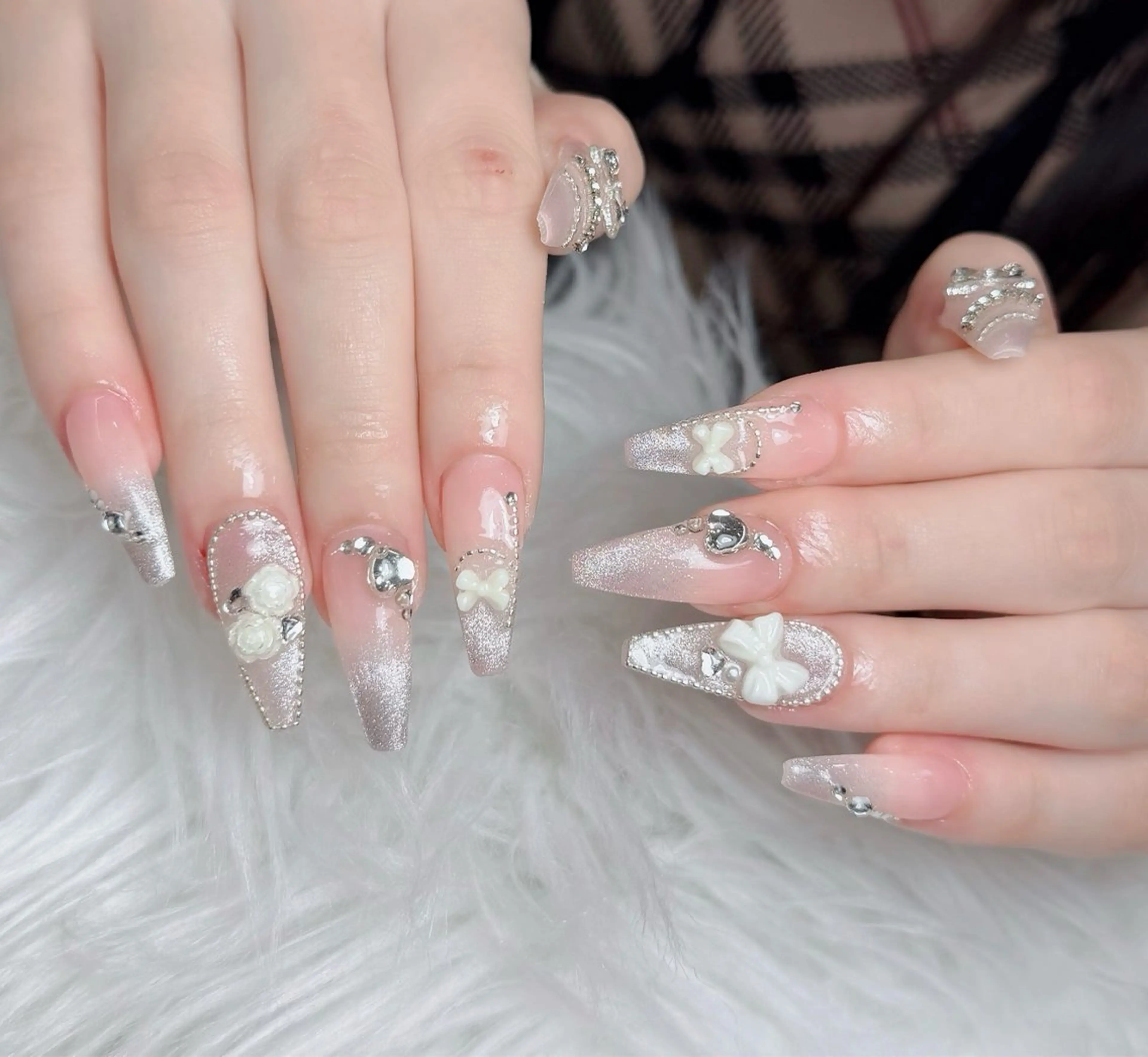 ネイル アートネイル 韓国ネイル 持ち込み ワンホンネイル ハンドネイル Lenie Nail Salonのネイルデザイン