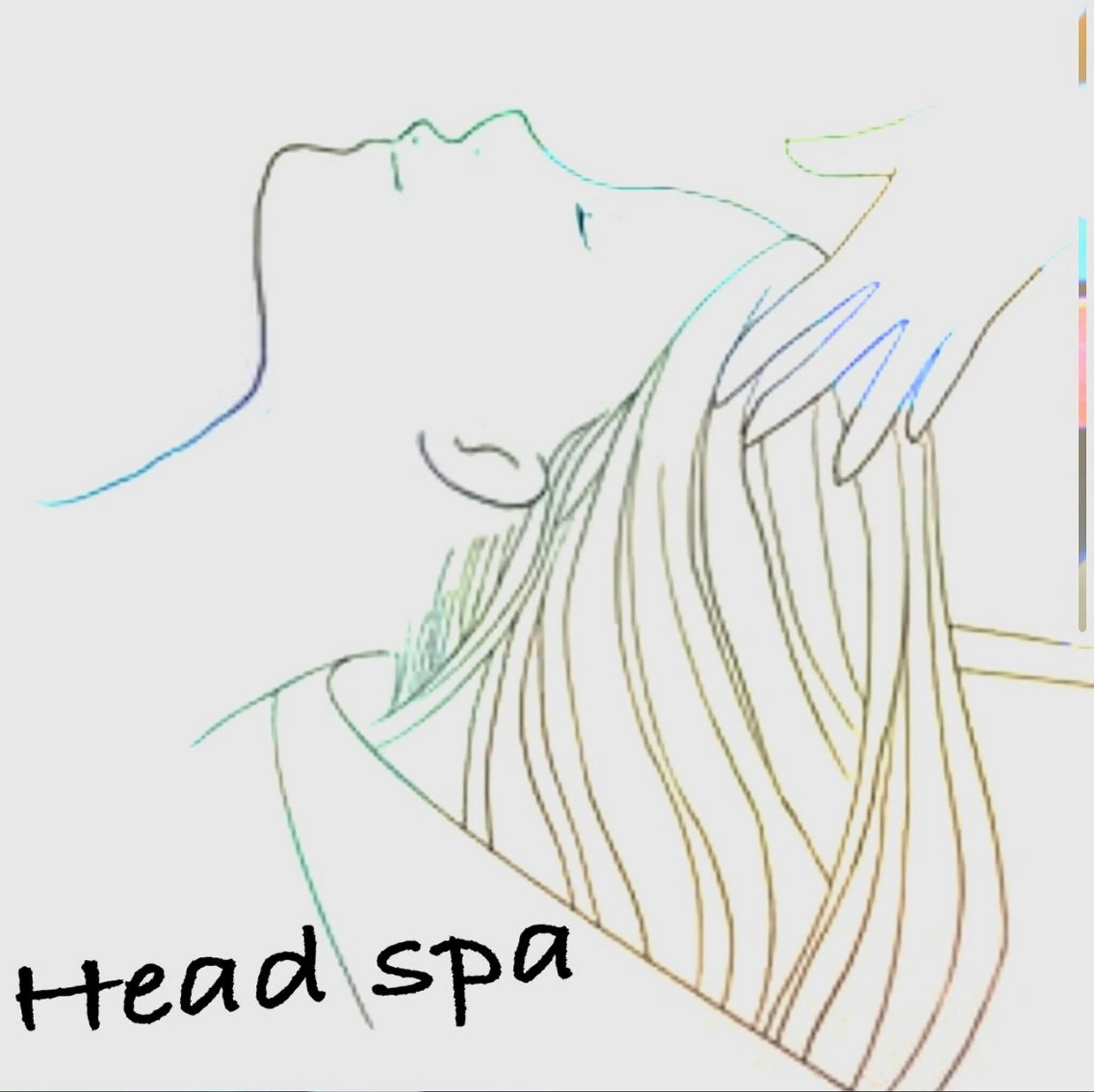 ロング 渡辺 広宣のヘアスタイル