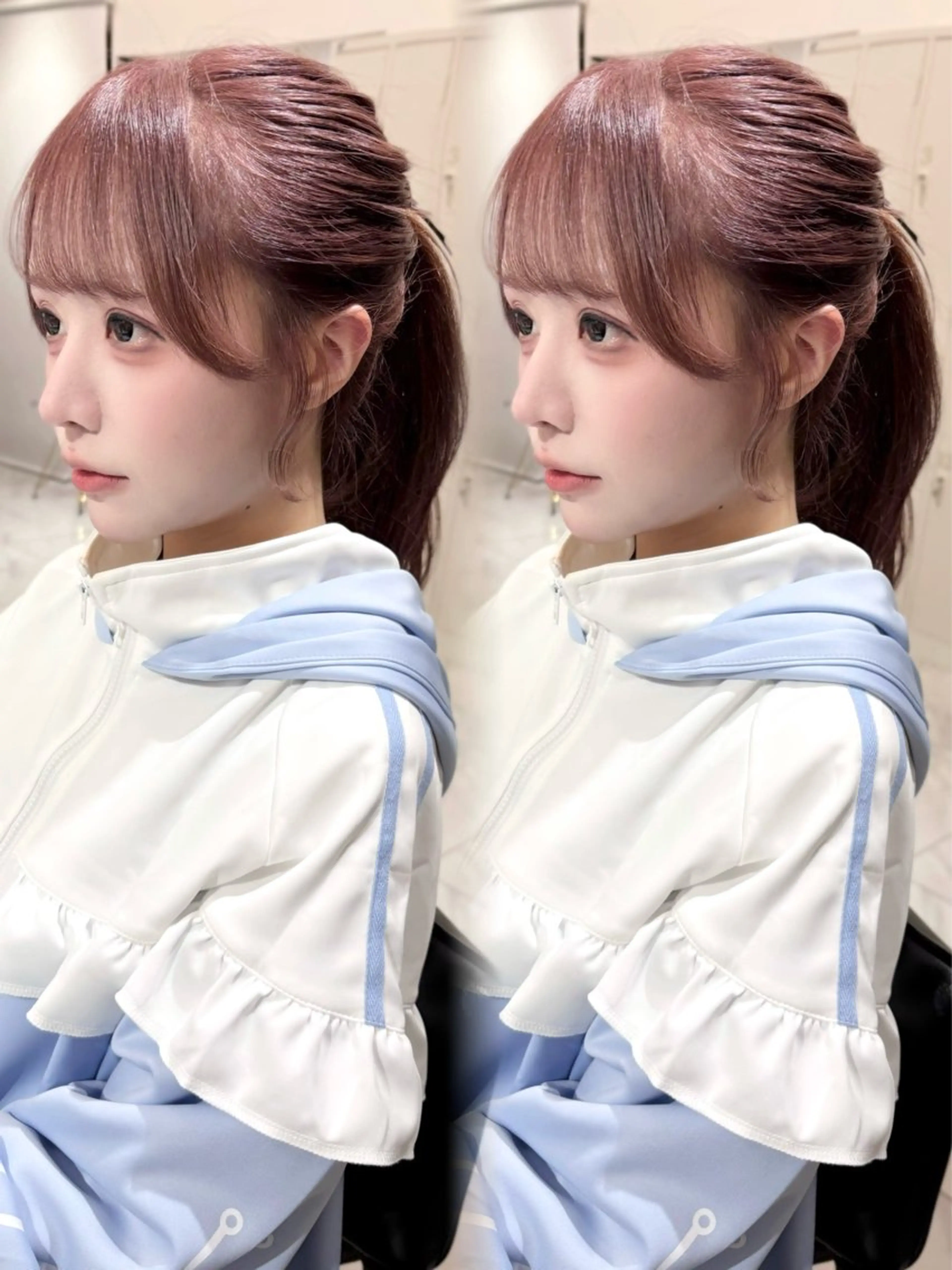 【🥀人気の顔周り🥀】ワンカラー+前髪顔周りカット 2step保湿トリートメント付き💞 ¥12100→¥8900の写真