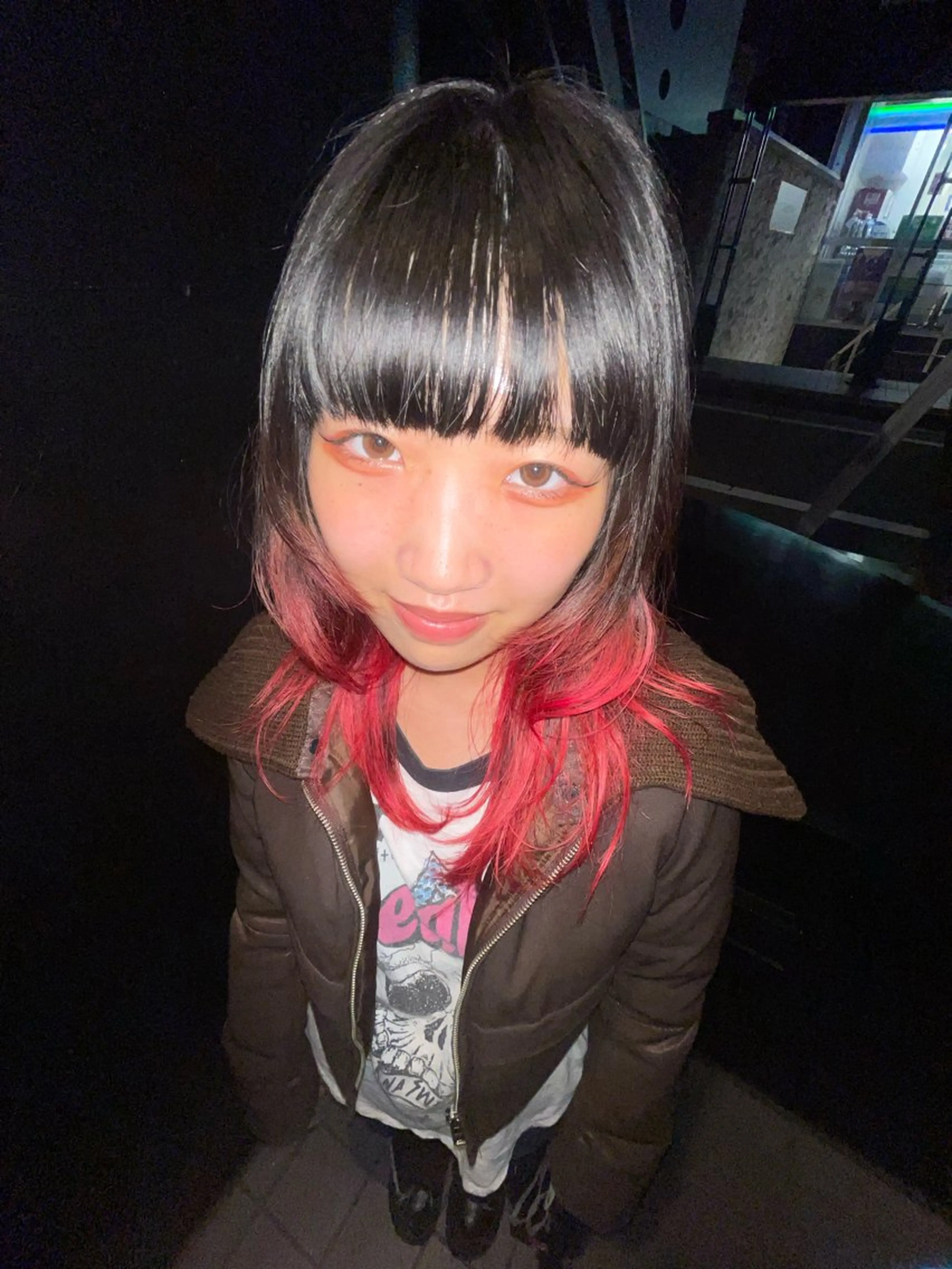 セミロング カラー セミロングパーマ ブリーチ ケアブリーチ デザインカラー ダブルカラー ヘアカラー トリートメント スパイラルパーマ 🌐hina⭐️のヘアスタイル